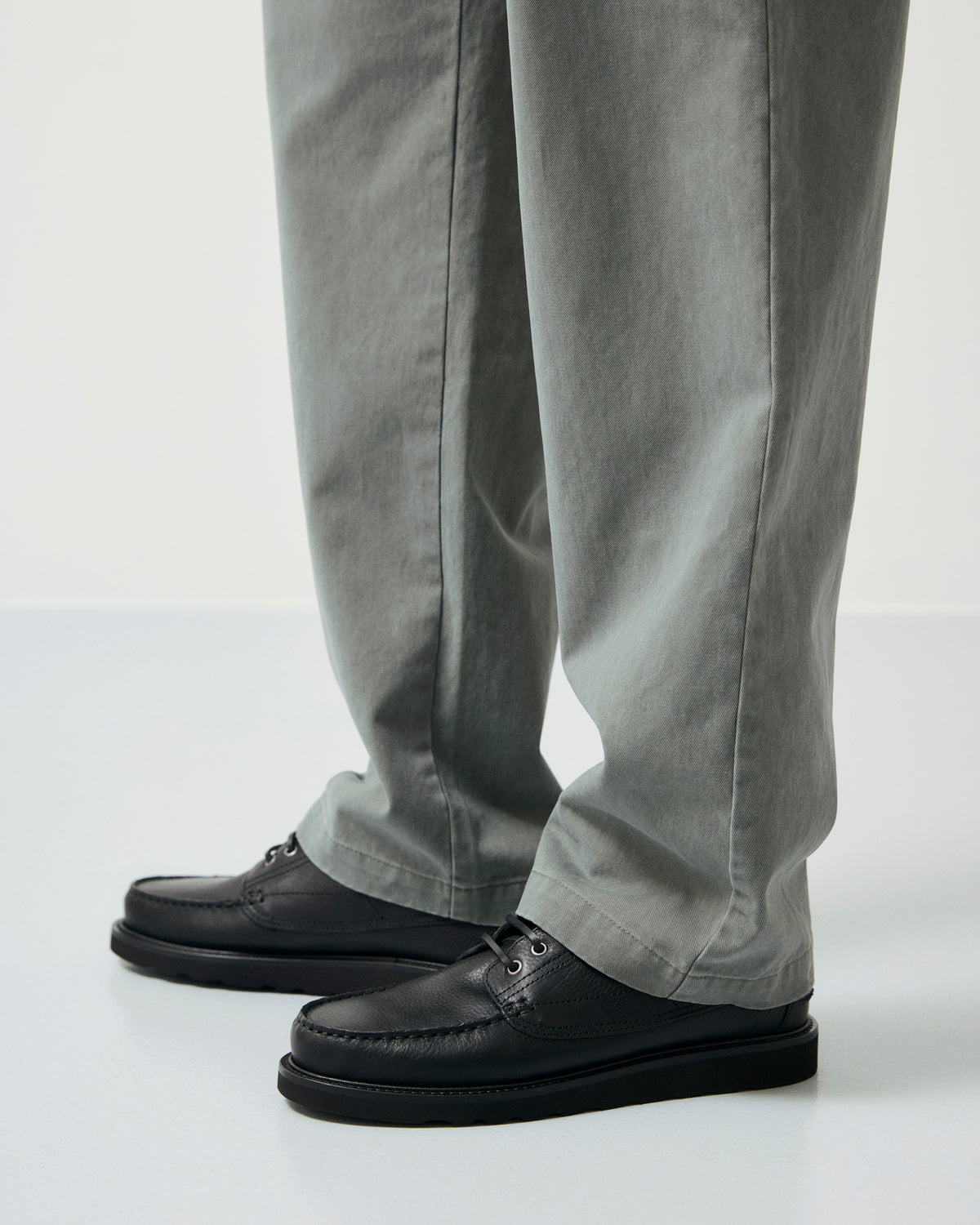GARMENT PROJECT MAN Egon - Black Tumbled Leather Shoes 999 Black