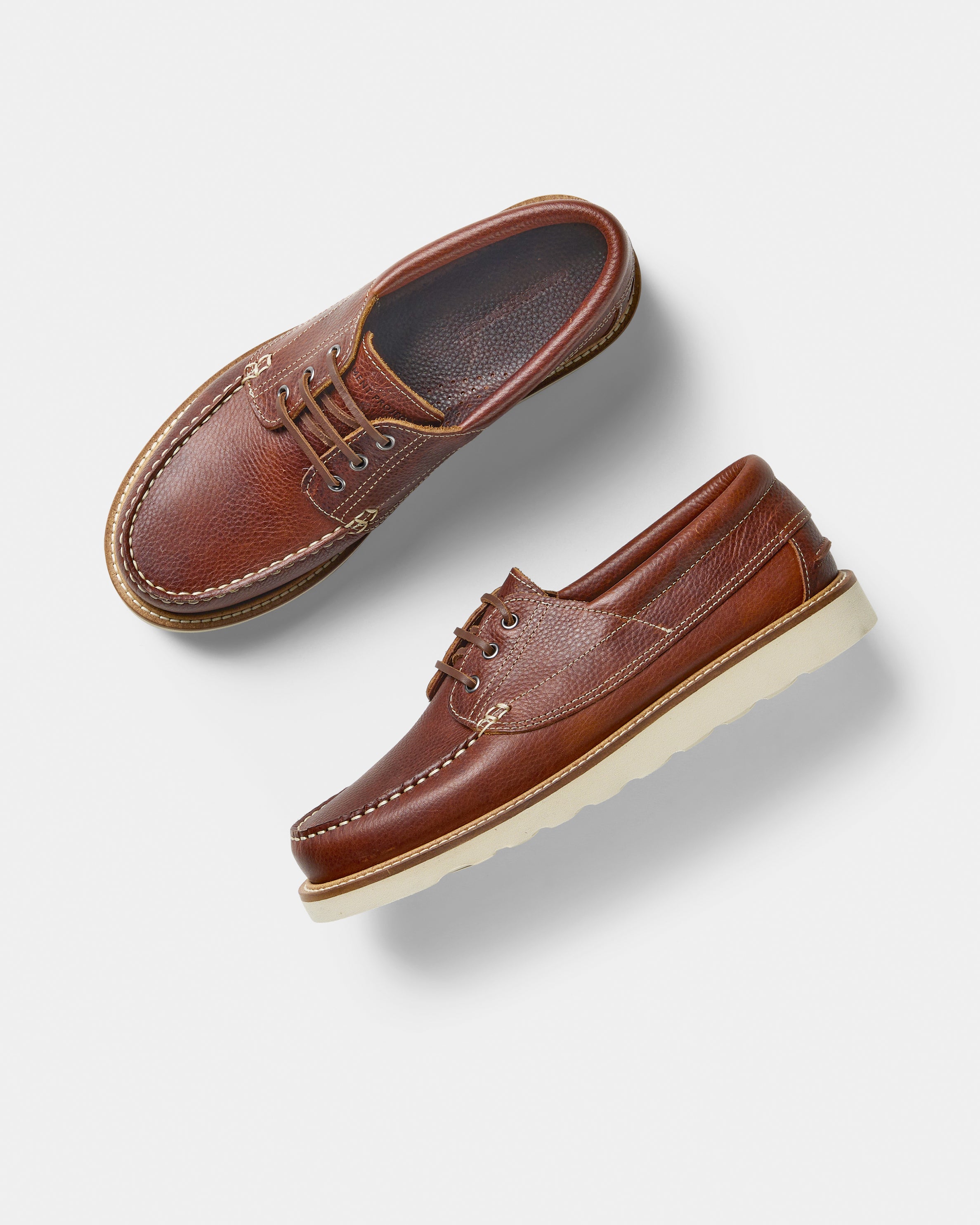GARMENT PROJECT MAN Egon - Brown Tumbled Leather Shoes 800 Brown