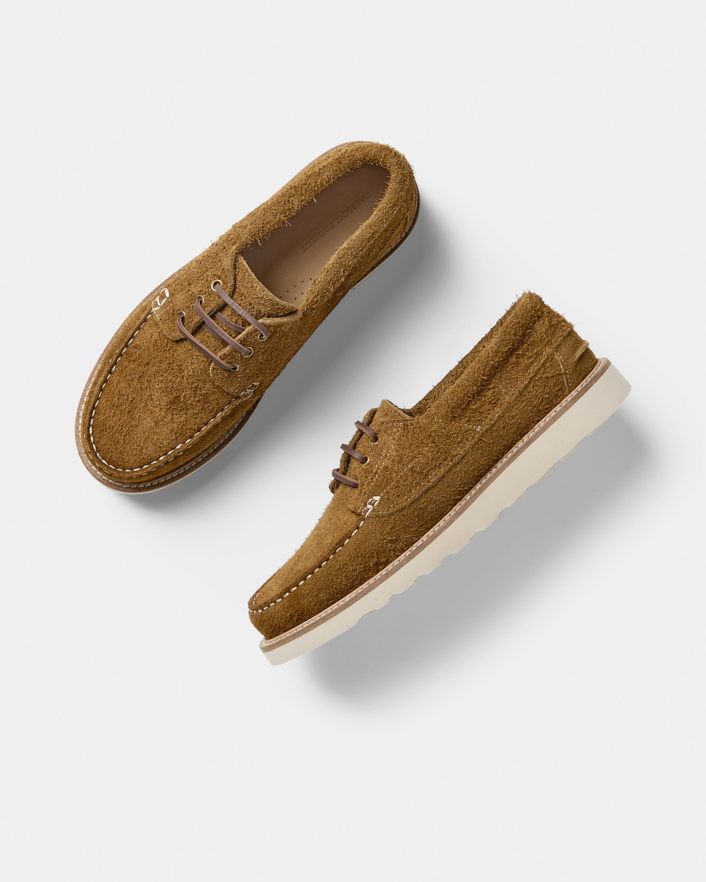 GARMENT PROJECT MAN Egon - Cognac Hairy Suede Shoes 650 Cognac