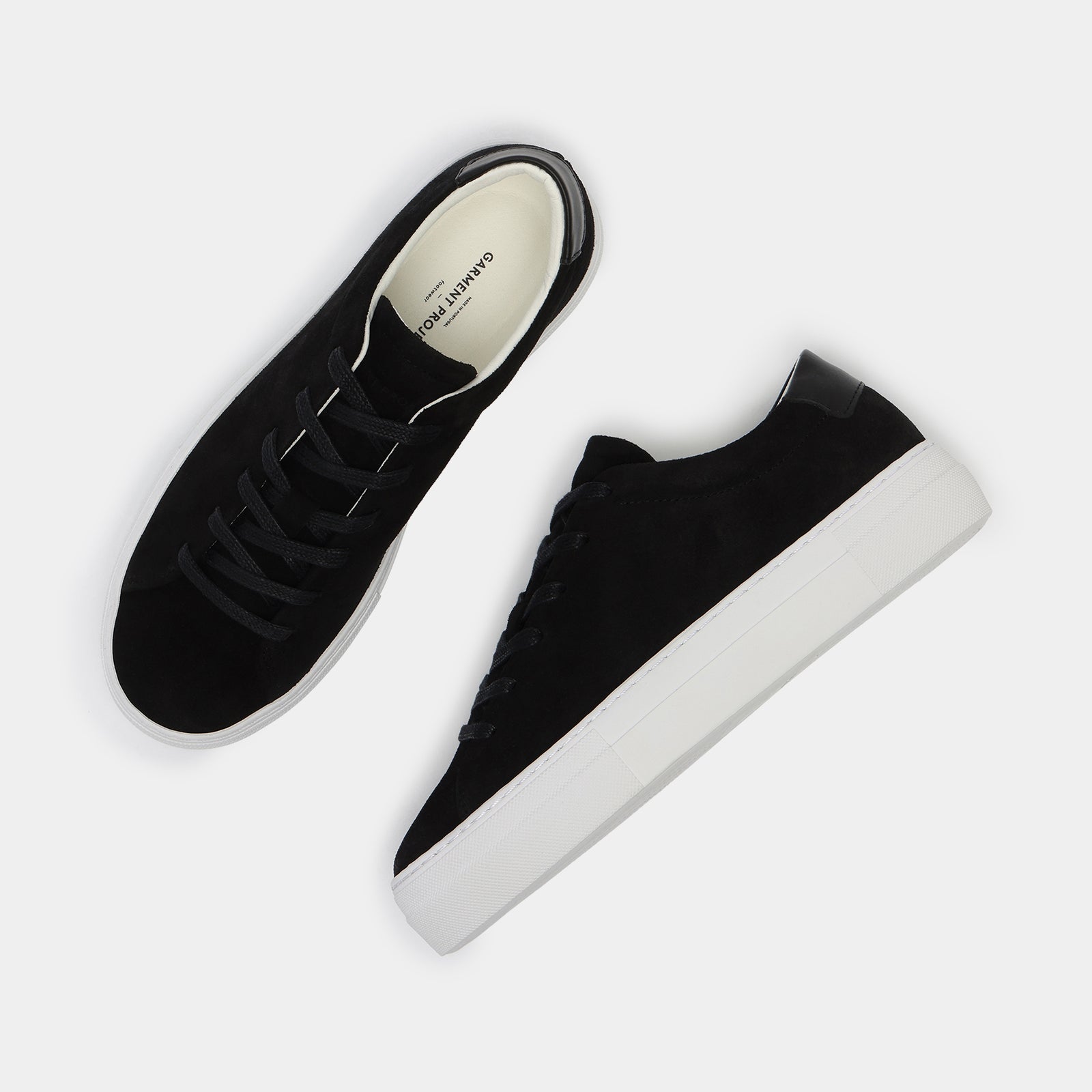 GARMENT PROJECT WMNS Ella - Black Suede Sneakers 999 Black
