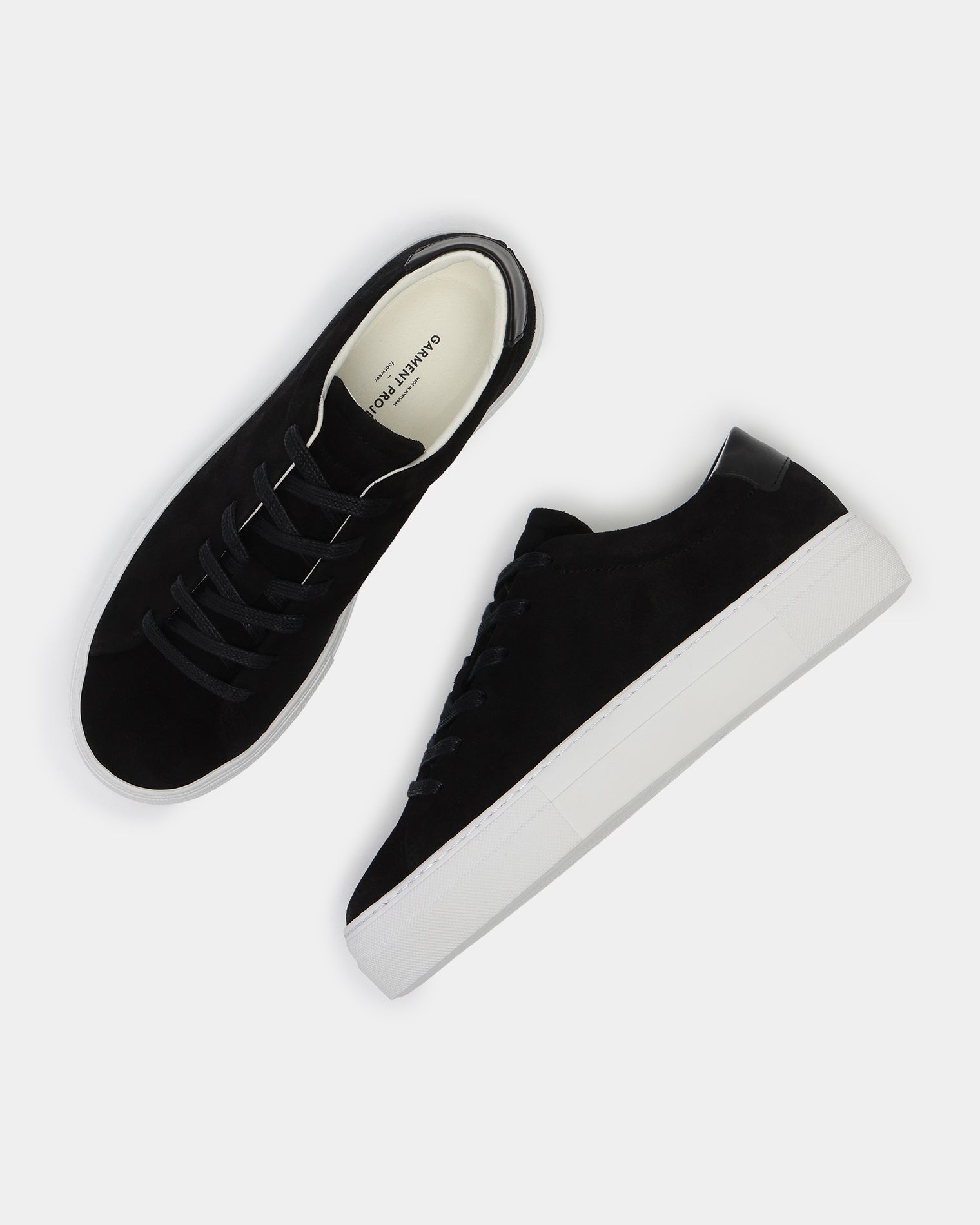 GARMENT PROJECT WMNS Ella - Black Suede Sneakers 999 Black