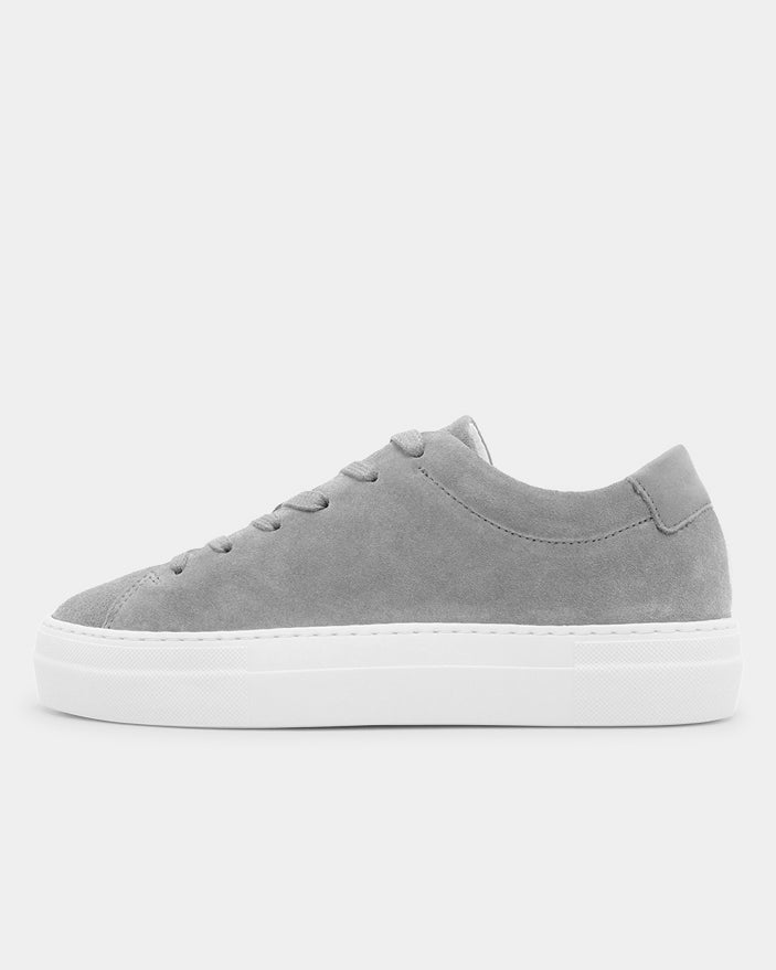 GARMENT PROJECT WMNS Ella - Light Grey Suede Sneakers 410 Light Grey