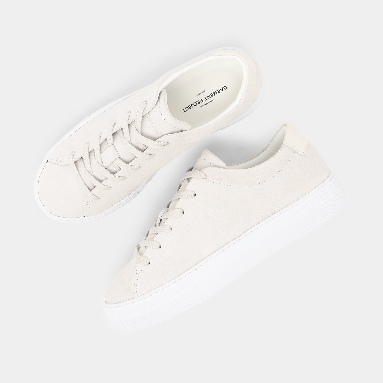 GARMENT PROJECT WMNS Ella - Off White Suede Sneakers 110 Off White