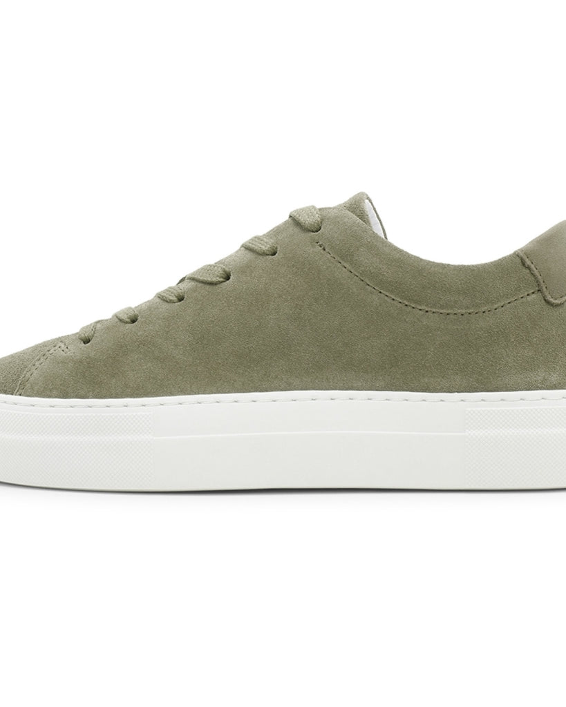 GARMENT PROJECT WMNS Ella - Olive Suede Sneakers 250 Olive