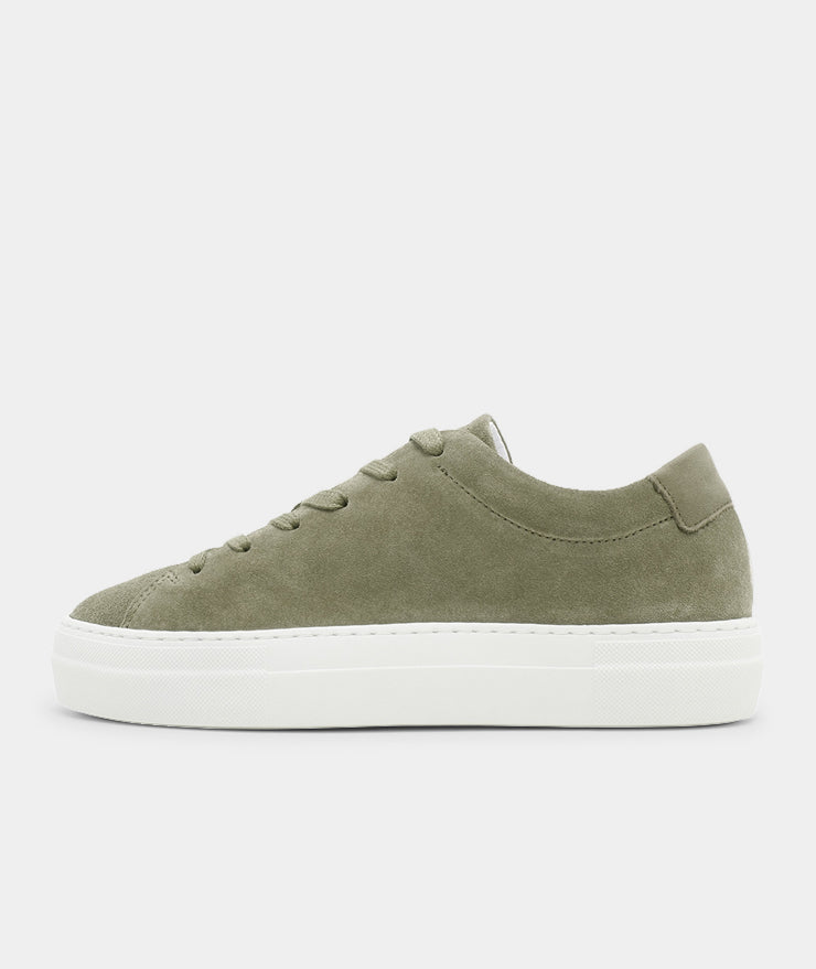 GARMENT PROJECT WMNS Ella - Olive Suede Sneakers 250 Olive
