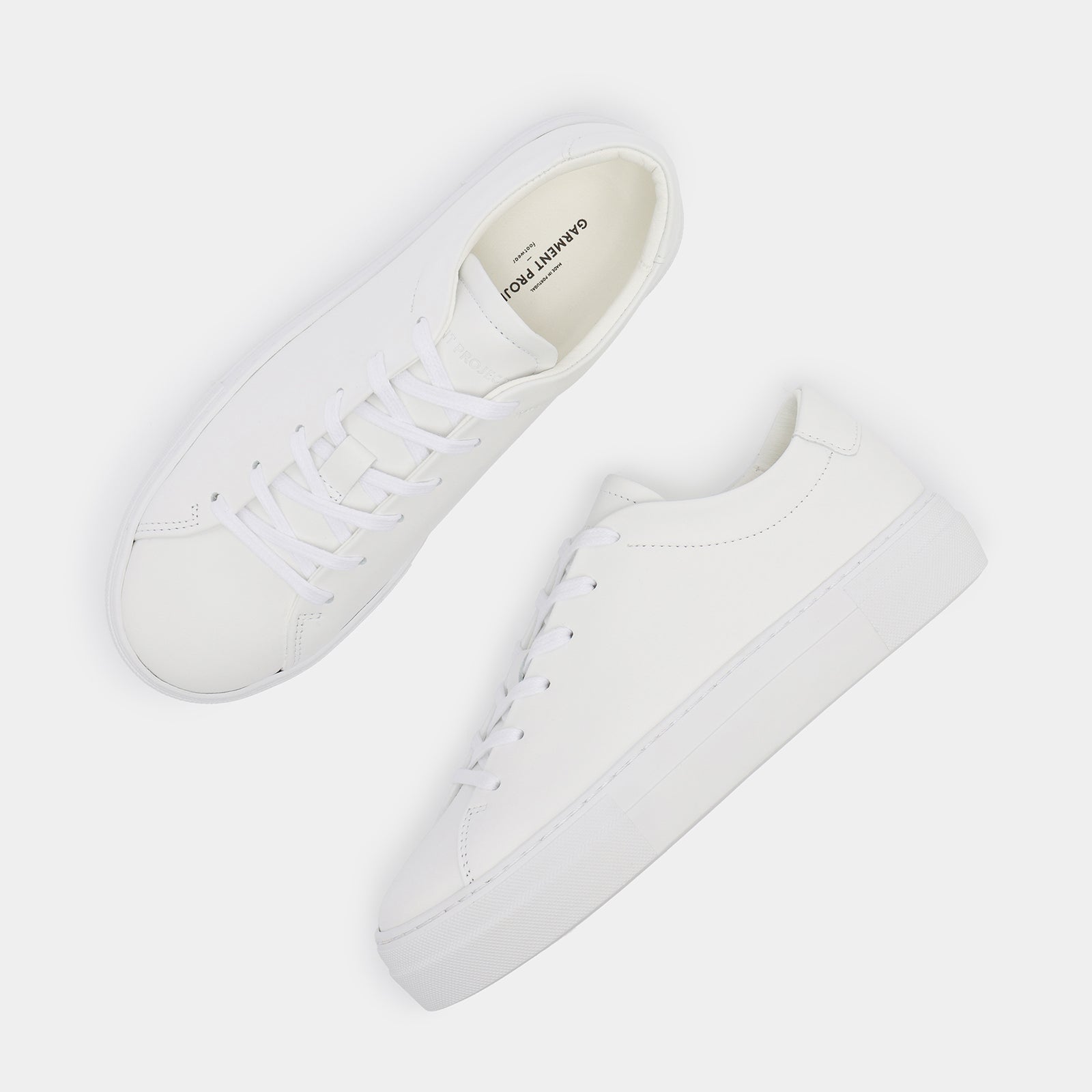GARMENT PROJECT WMNS Ella - White Leather Sneakers 100 White