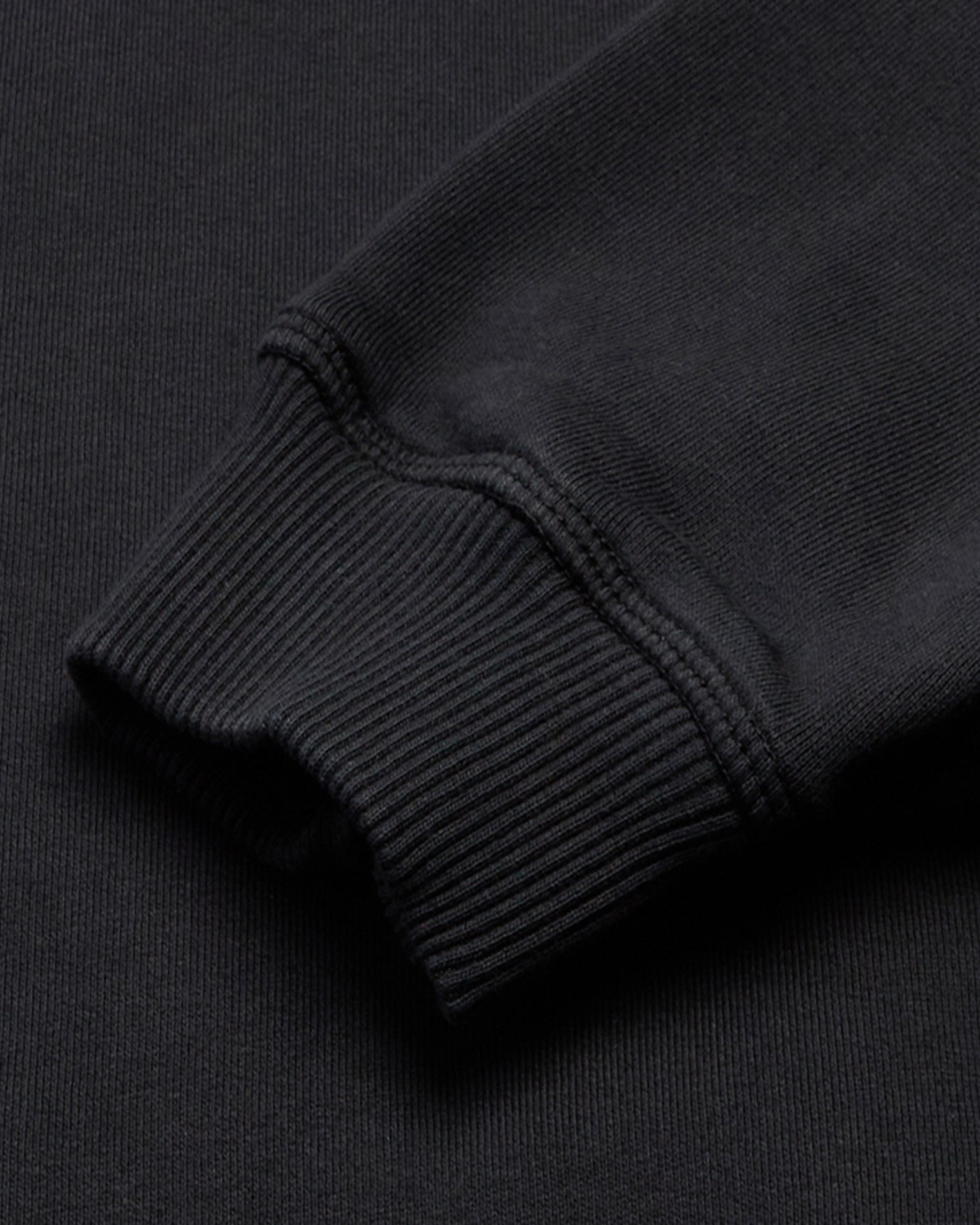 GARMENT PROJECT MAN GP Crew Neck x STORM - Vintage Black Crew Neck Sweat 999 Black