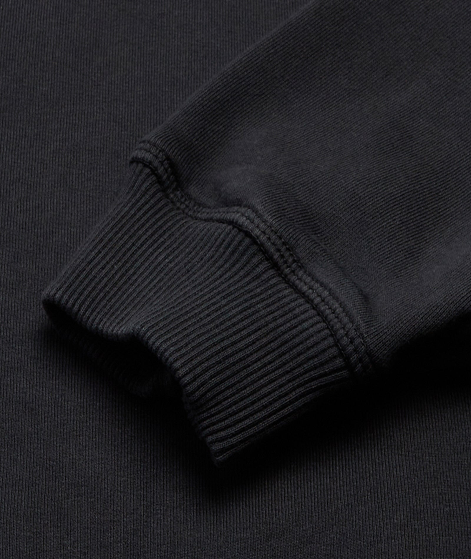 GARMENT PROJECT MAN GP Crew Neck x STORM - Vintage Black Crew Neck Sweat 999 Black