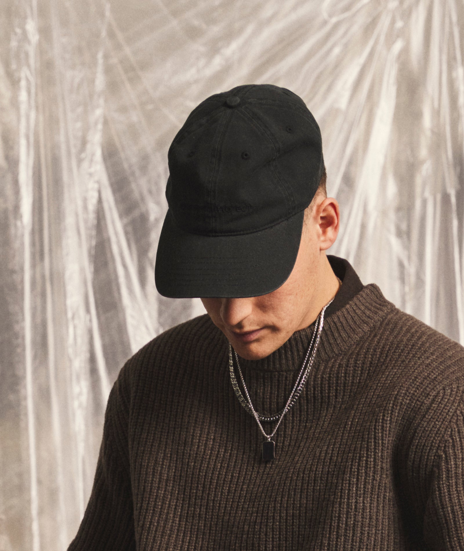 GARMENT PROJECT MAN Heavy Wash Cap - Black Cap 999 Black