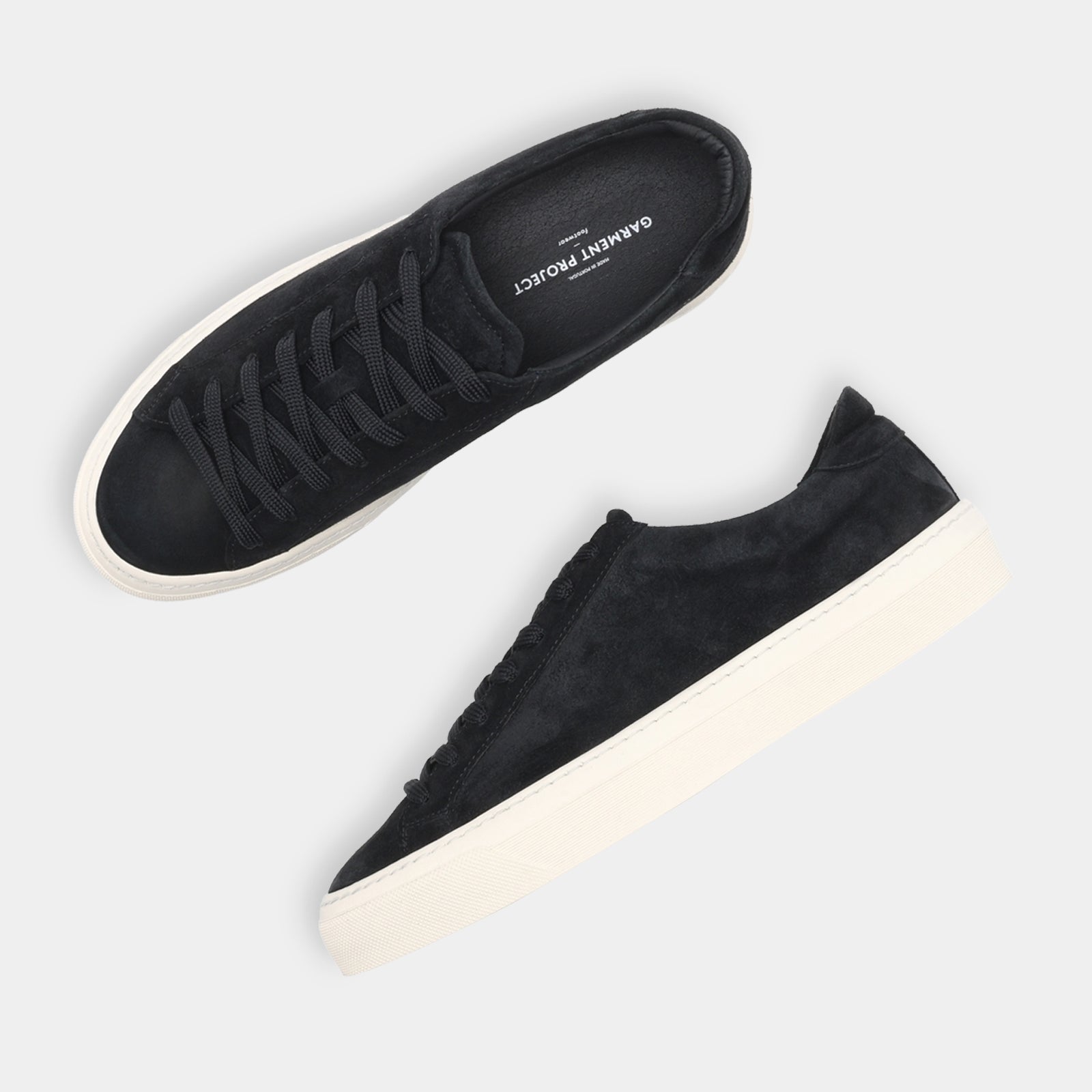 GARMENT PROJECT MAN Kit - Black Suede Sneakers 999 Black