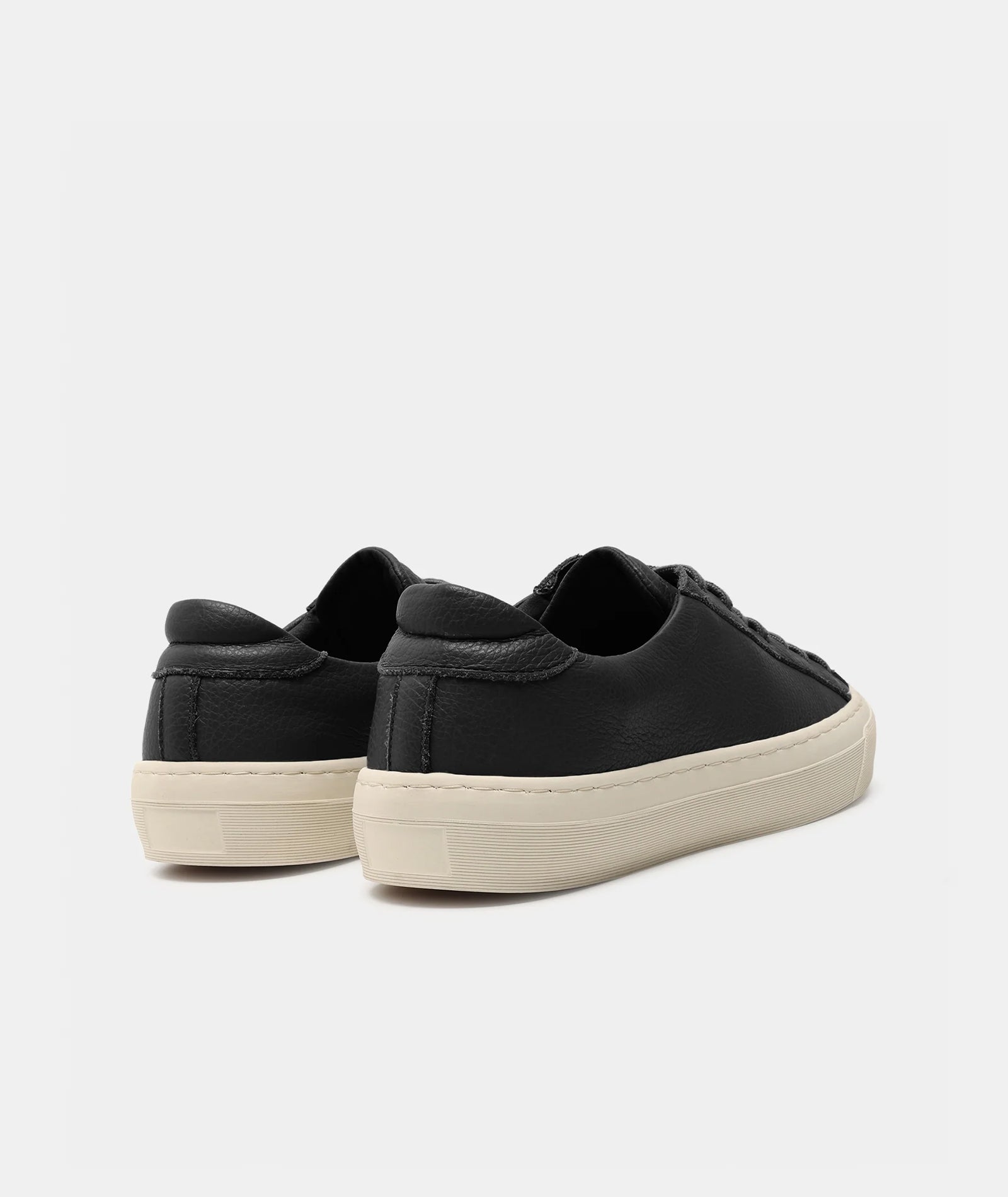 GARMENT PROJECT MAN Kit - Black Tumble Leather Sneakers 999 Black