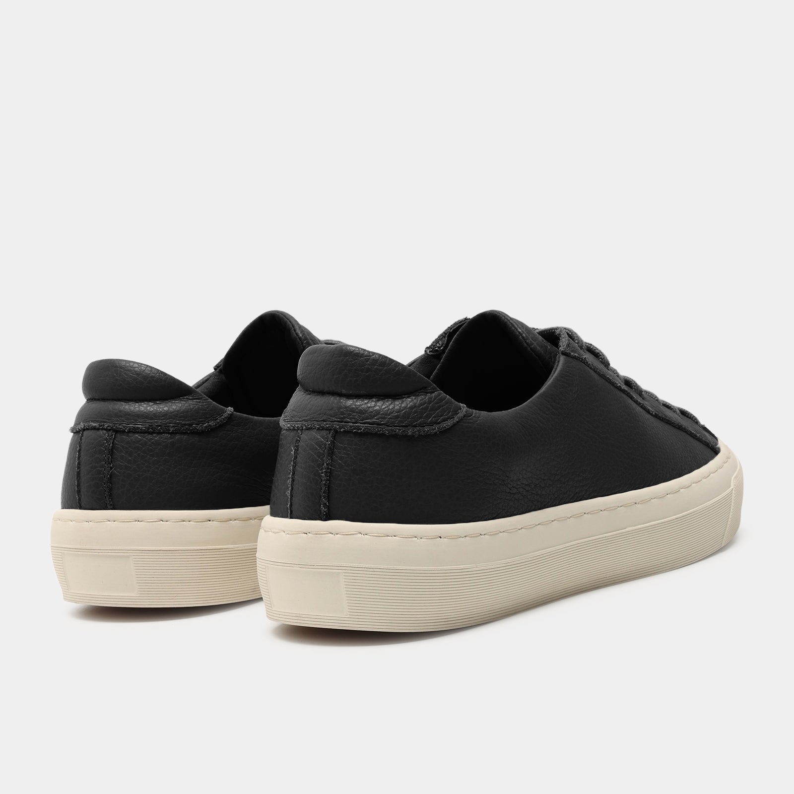 GARMENT PROJECT MAN Kit - Black Tumble Leather Sneakers 999 Black