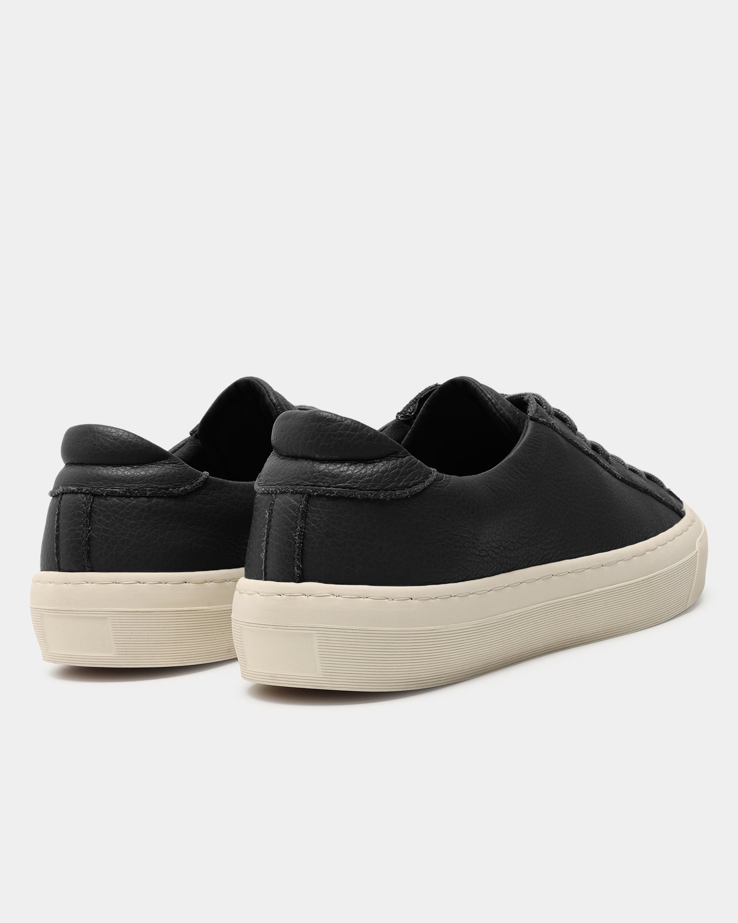 GARMENT PROJECT MAN Kit - Black Tumble Leather Sneakers 999 Black