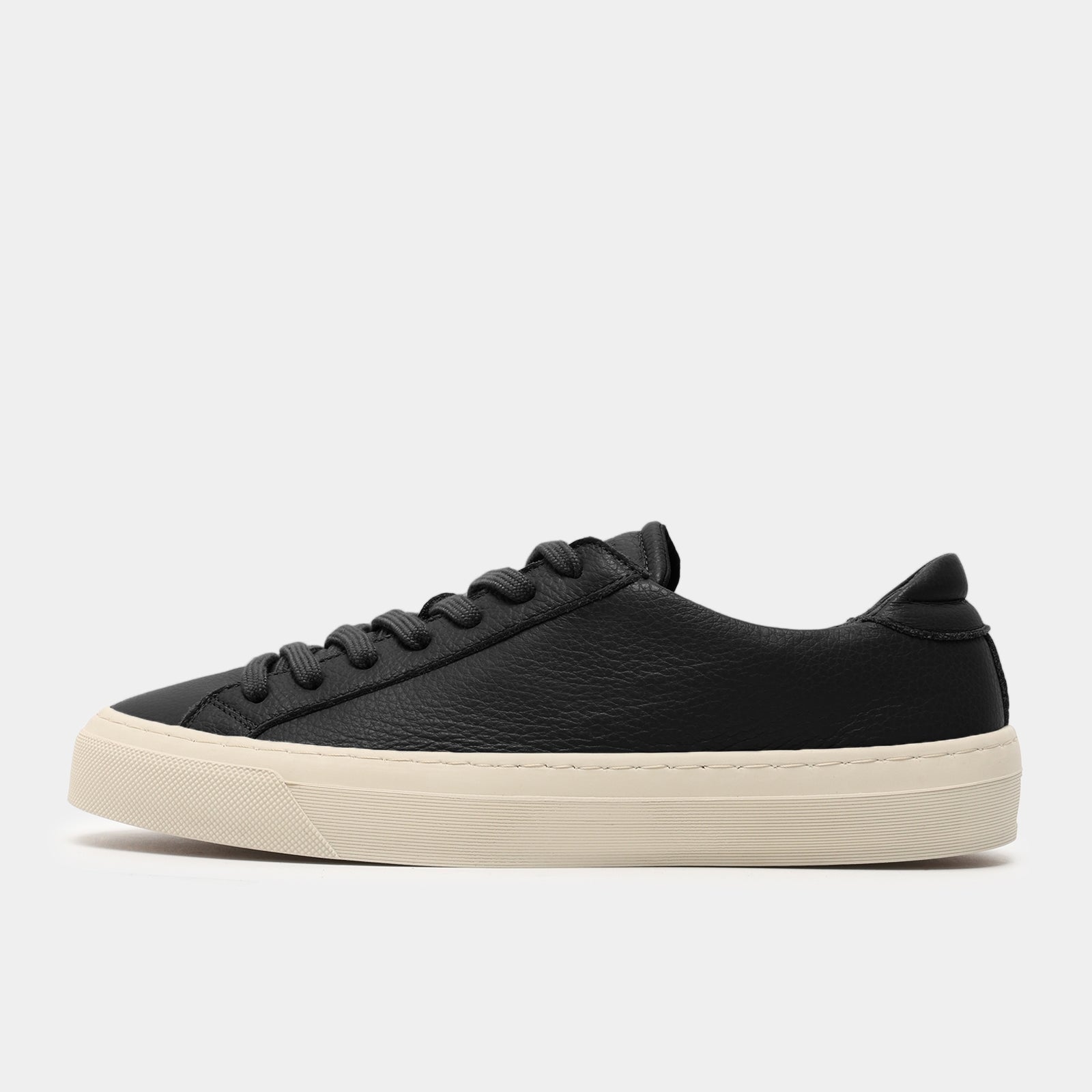 GARMENT PROJECT MAN Kit - Black Tumble Leather Sneakers 999 Black