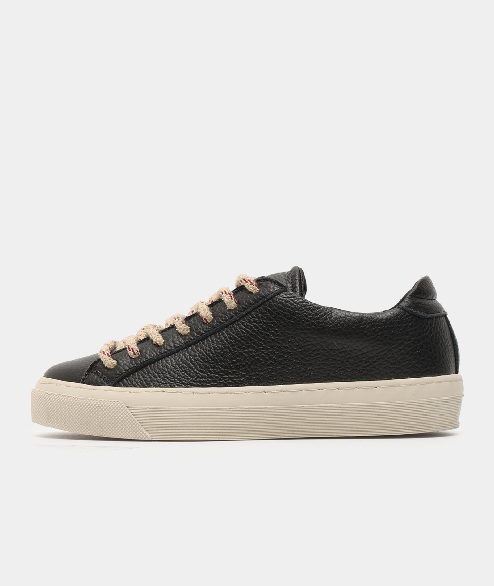 GARMENT PROJECT WMNS Kit - Black Tumbled Leather Sneakers 999 Black