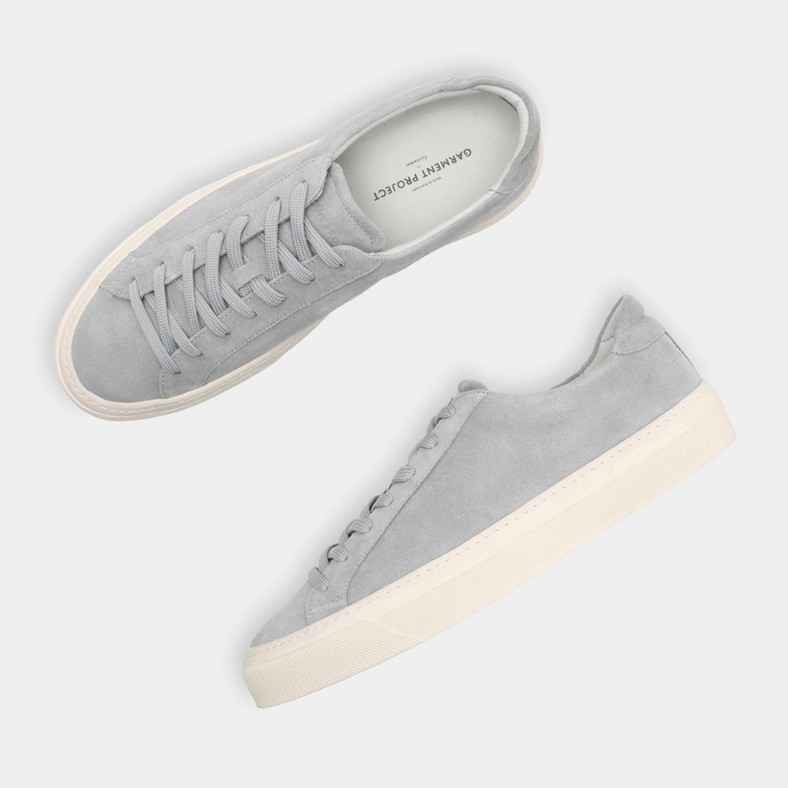 GARMENT PROJECT MAN Kit - Light Grey Suede Sneakers 410 Light Grey