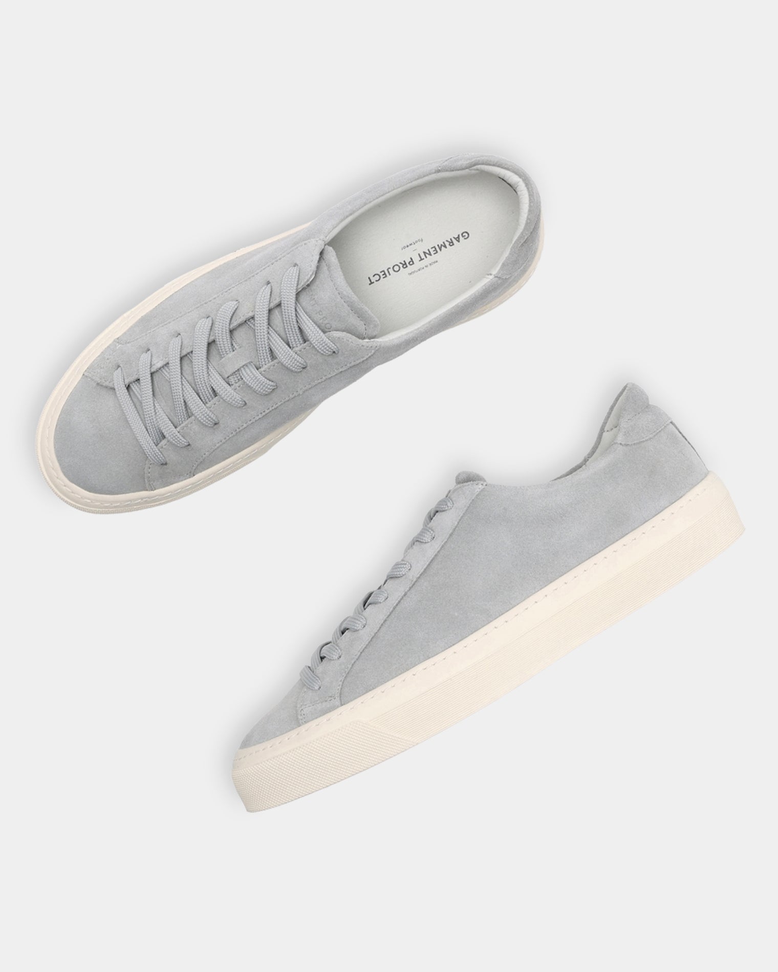 GARMENT PROJECT MAN Kit - Light Grey Suede Sneakers 410 Light Grey