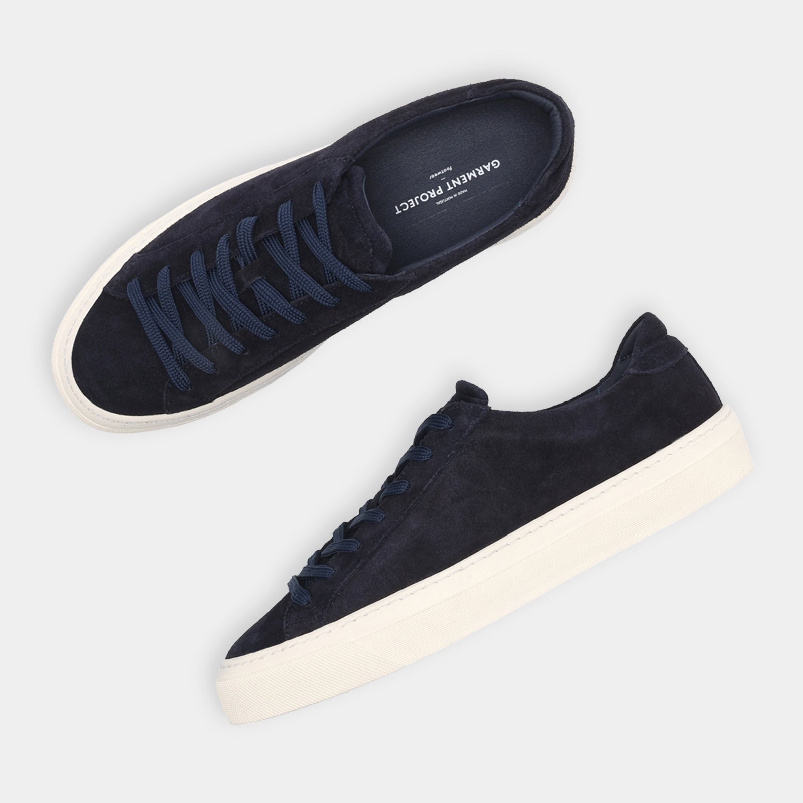 GARMENT PROJECT MAN Kit - Navy Suede Sneakers 500 Navy
