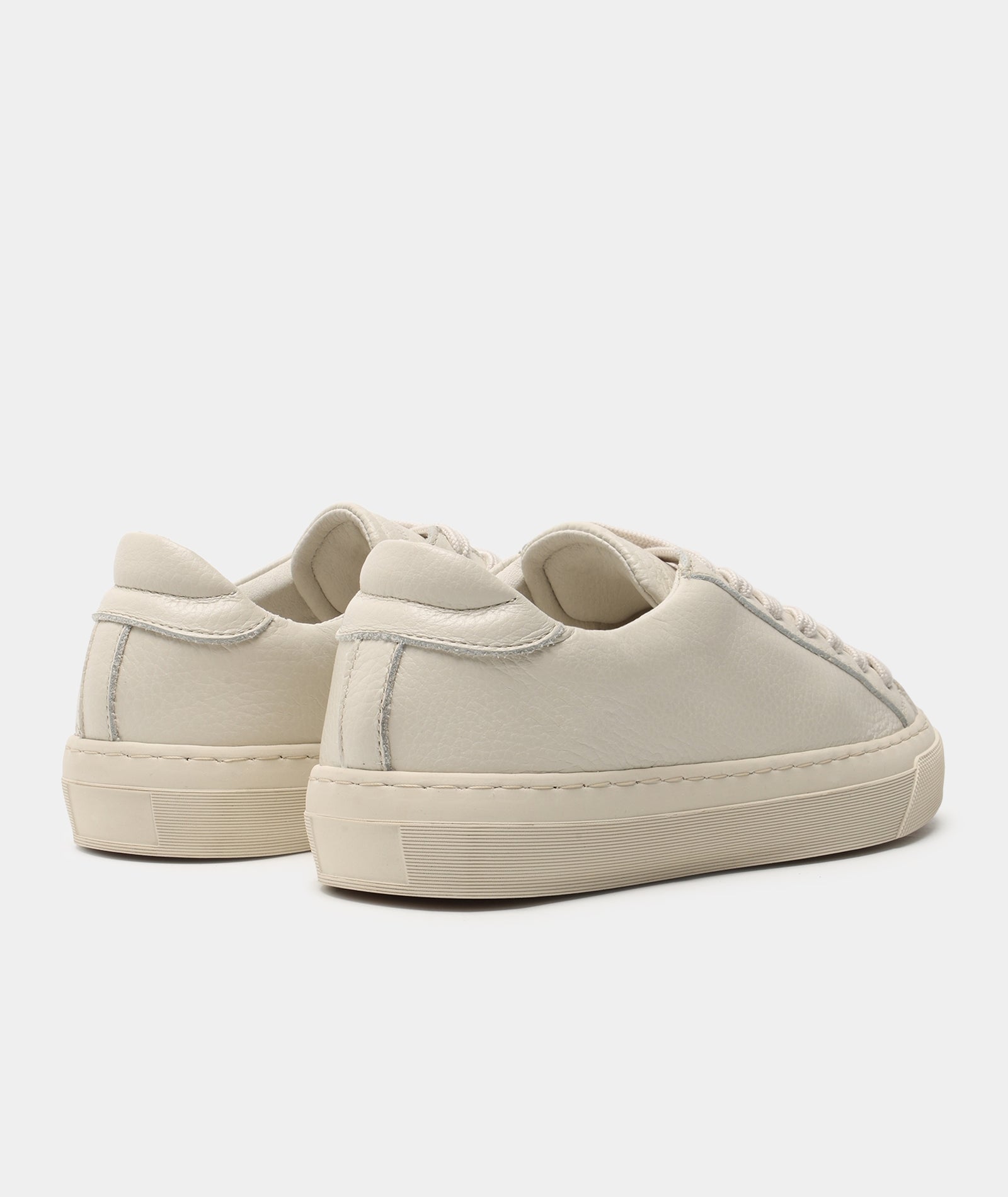 GARMENT PROJECT WMNS Kit - Off White Tumbled Leather Sneakers 110 Off White