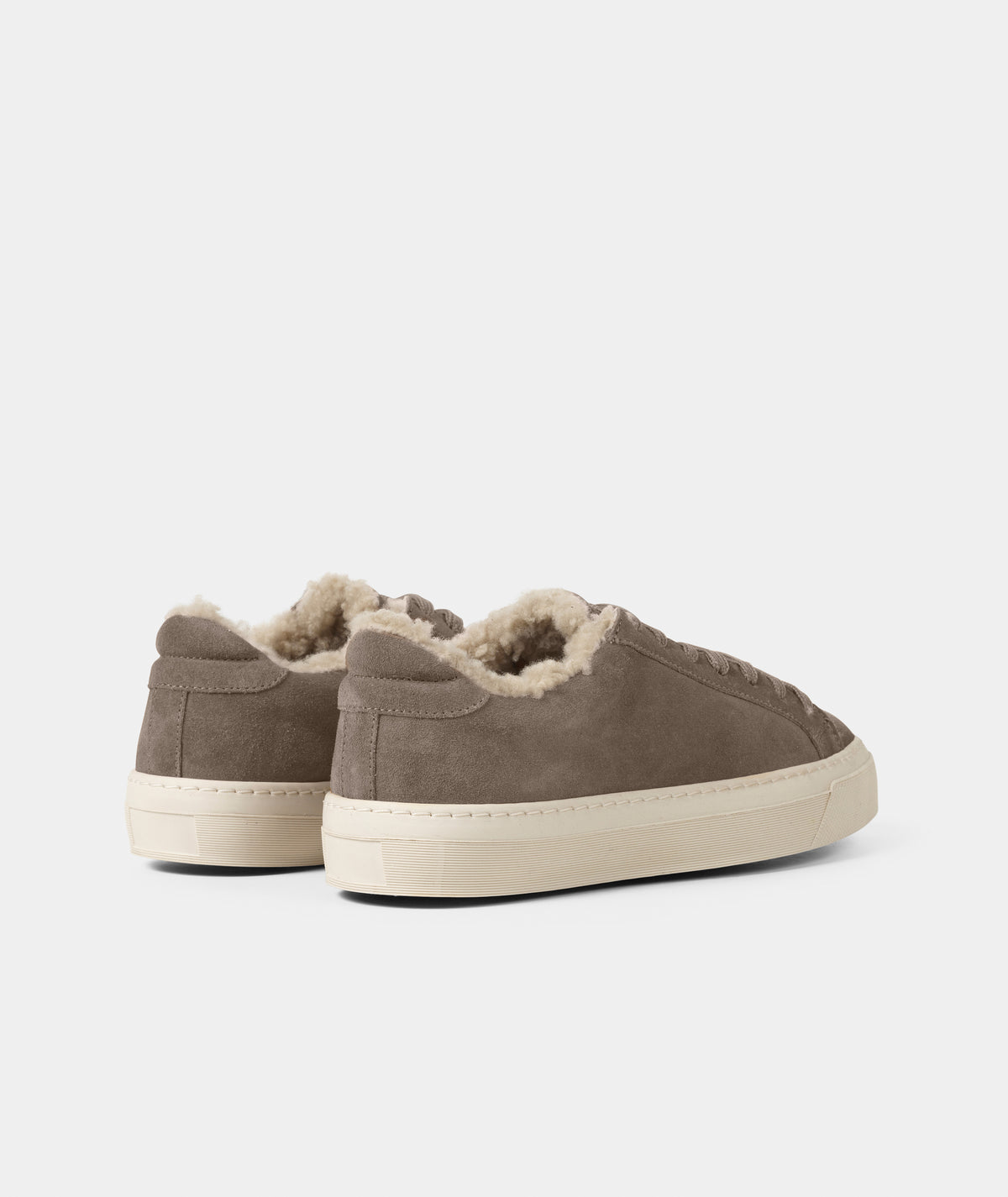GARMENT PROJECT WMNS Kit - Truffle Suede / Shearling Sneakers 265 Truffle