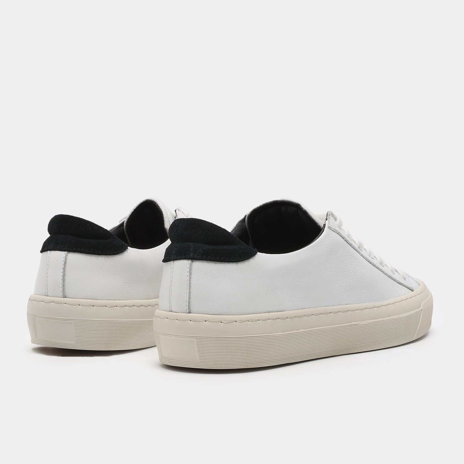 GARMENT PROJECT MAN Kit - White / Black Leather Sneakers 100 White