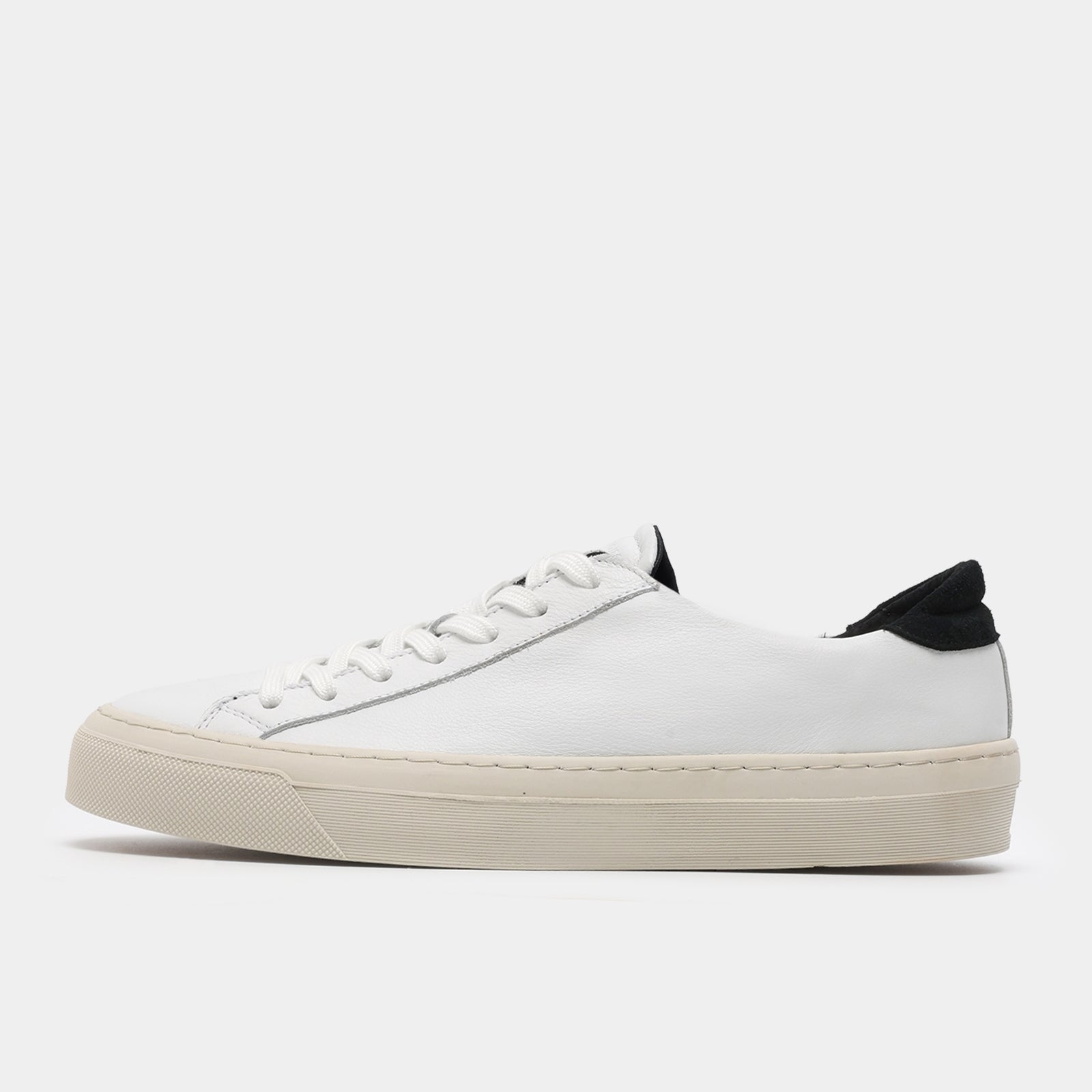 GARMENT PROJECT MAN Kit - White / Black Leather Sneakers 100 White