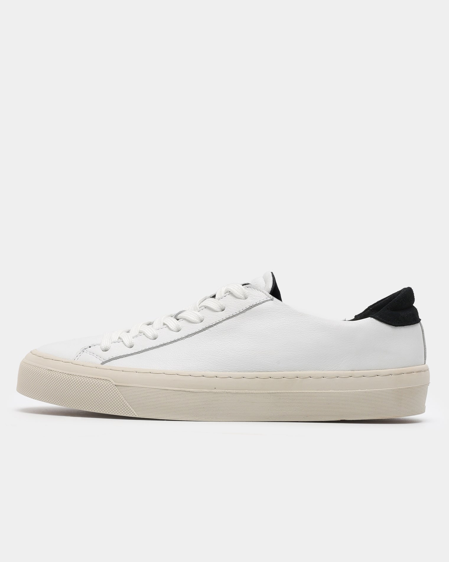 GARMENT PROJECT MAN Kit - White / Black Leather Sneakers 100 White