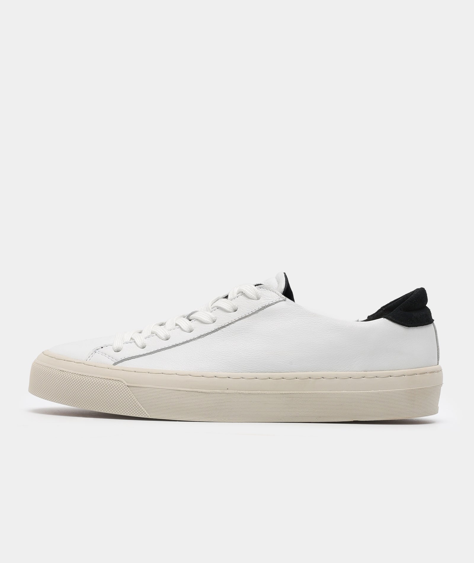 GARMENT PROJECT MAN Kit - White / Black Leather Sneakers 100 White