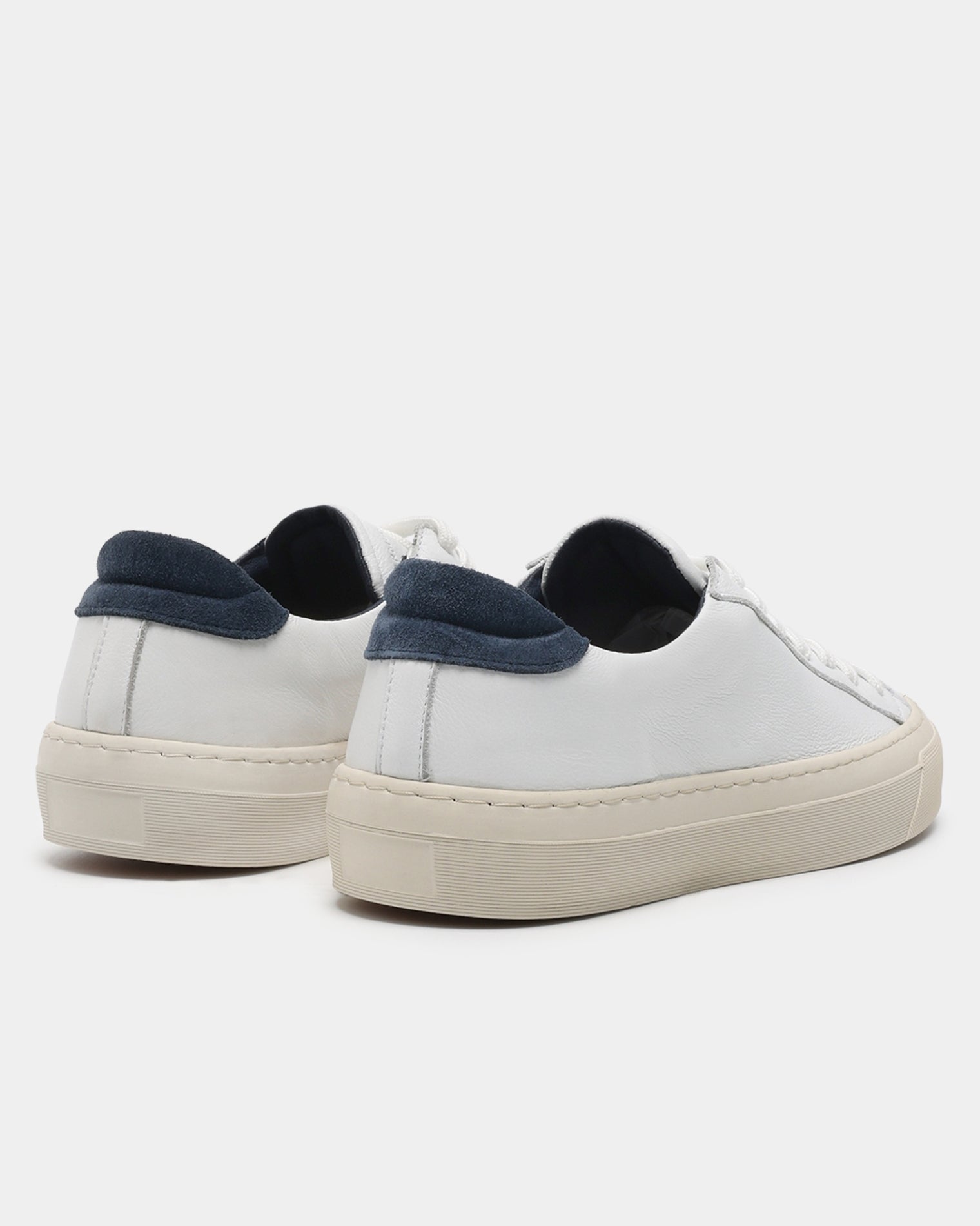 GARMENT PROJECT MAN Kit - White / Blue Leather Sneakers 100 White