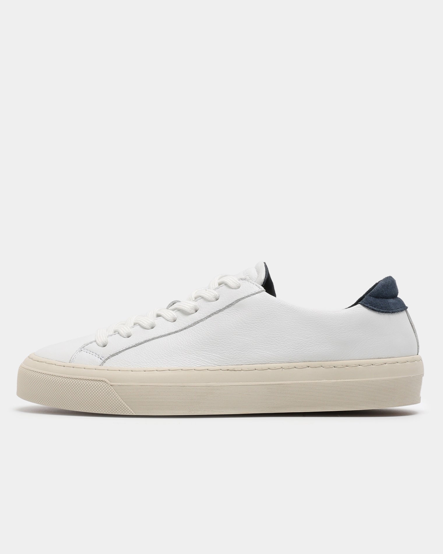 GARMENT PROJECT MAN Kit - White / Blue Leather Sneakers 100 White