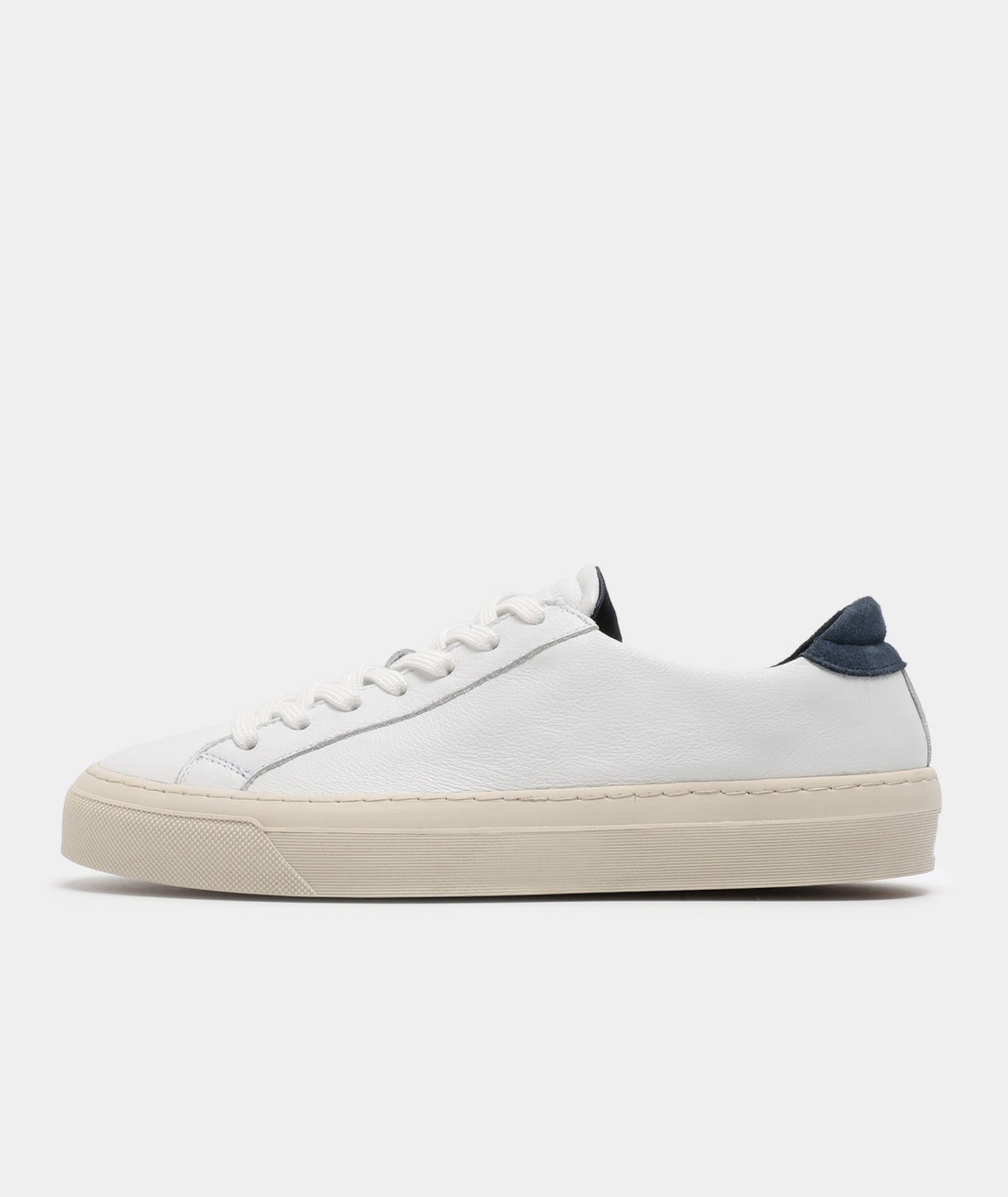 GARMENT PROJECT MAN Kit - White / Blue Leather Sneakers 100 White