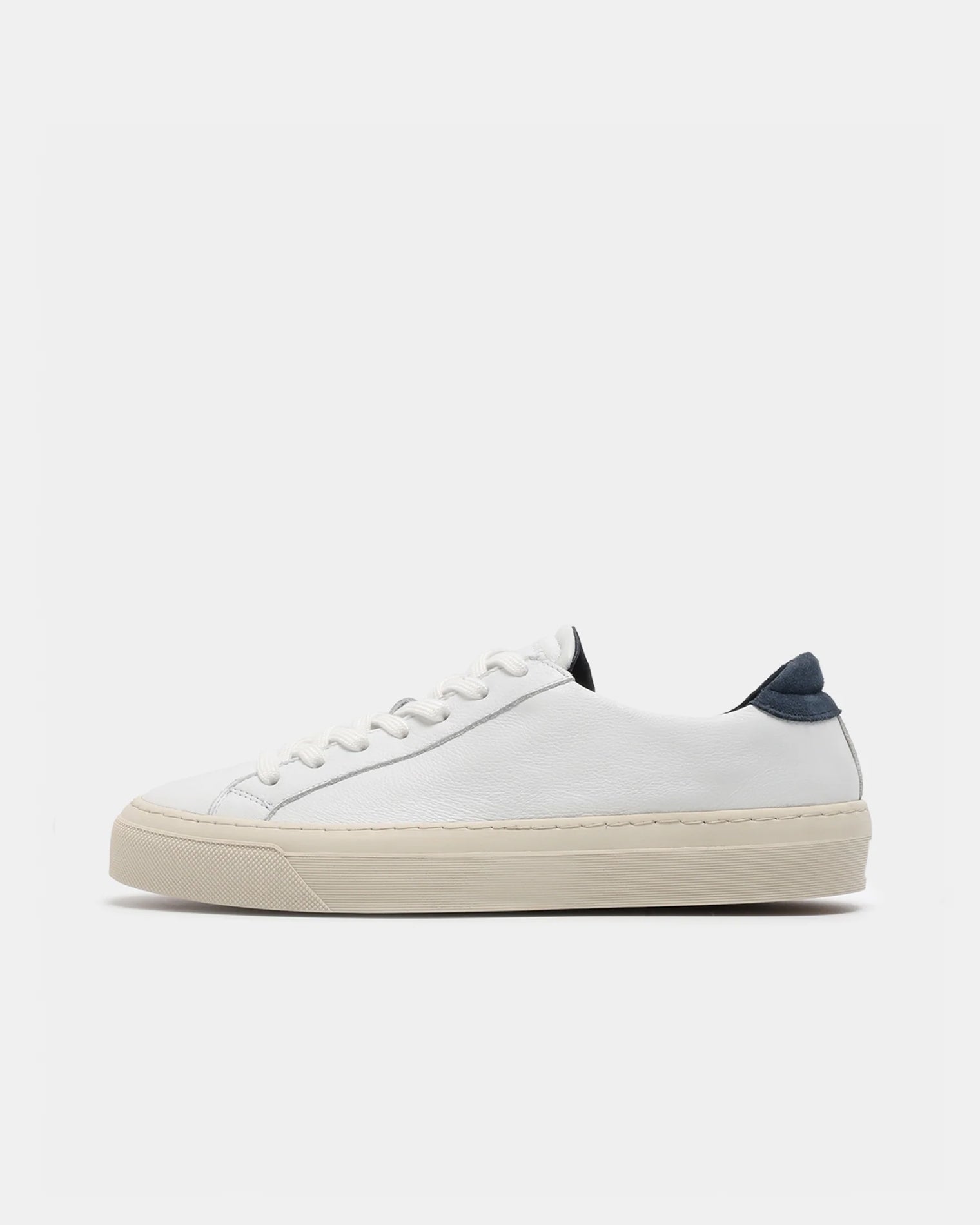 GARMENT PROJECT MAN Kit - White / Blue Leather Sneakers 100 White