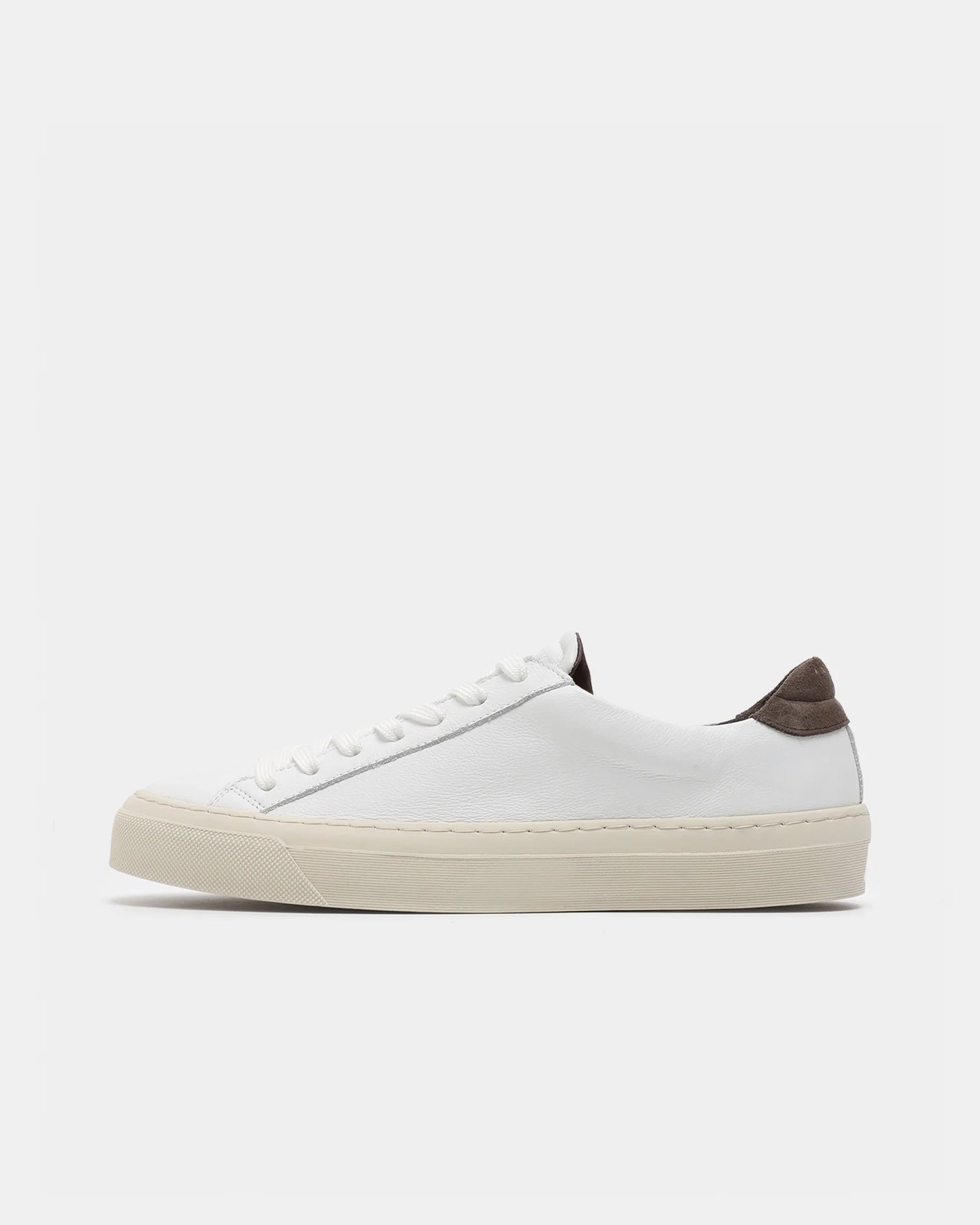GARMENT PROJECT MAN Kit - White / Elephant Leather Sneakers 100 White