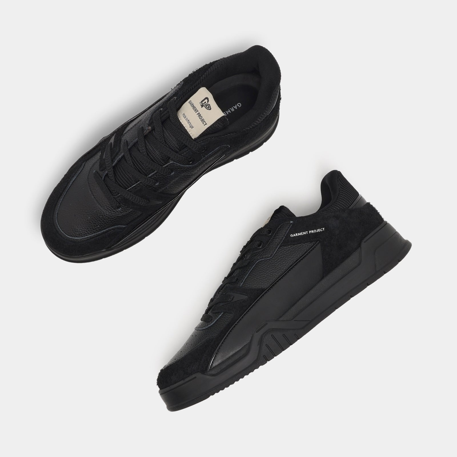 GARMENT PROJECT MAN Lee - Black Leather Sneakers 999 Black