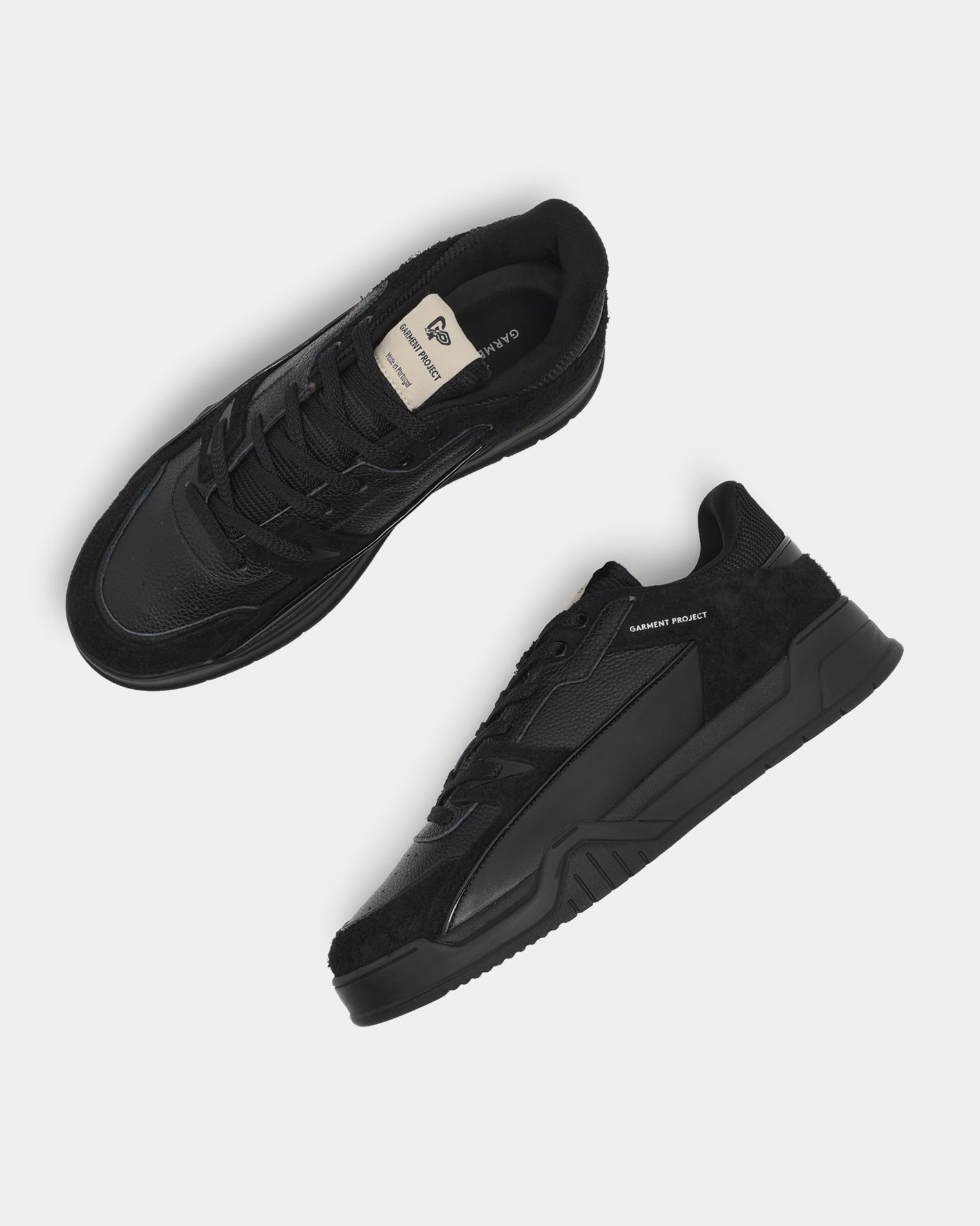 GARMENT PROJECT MAN Lee - Black Leather Sneakers 999 Black