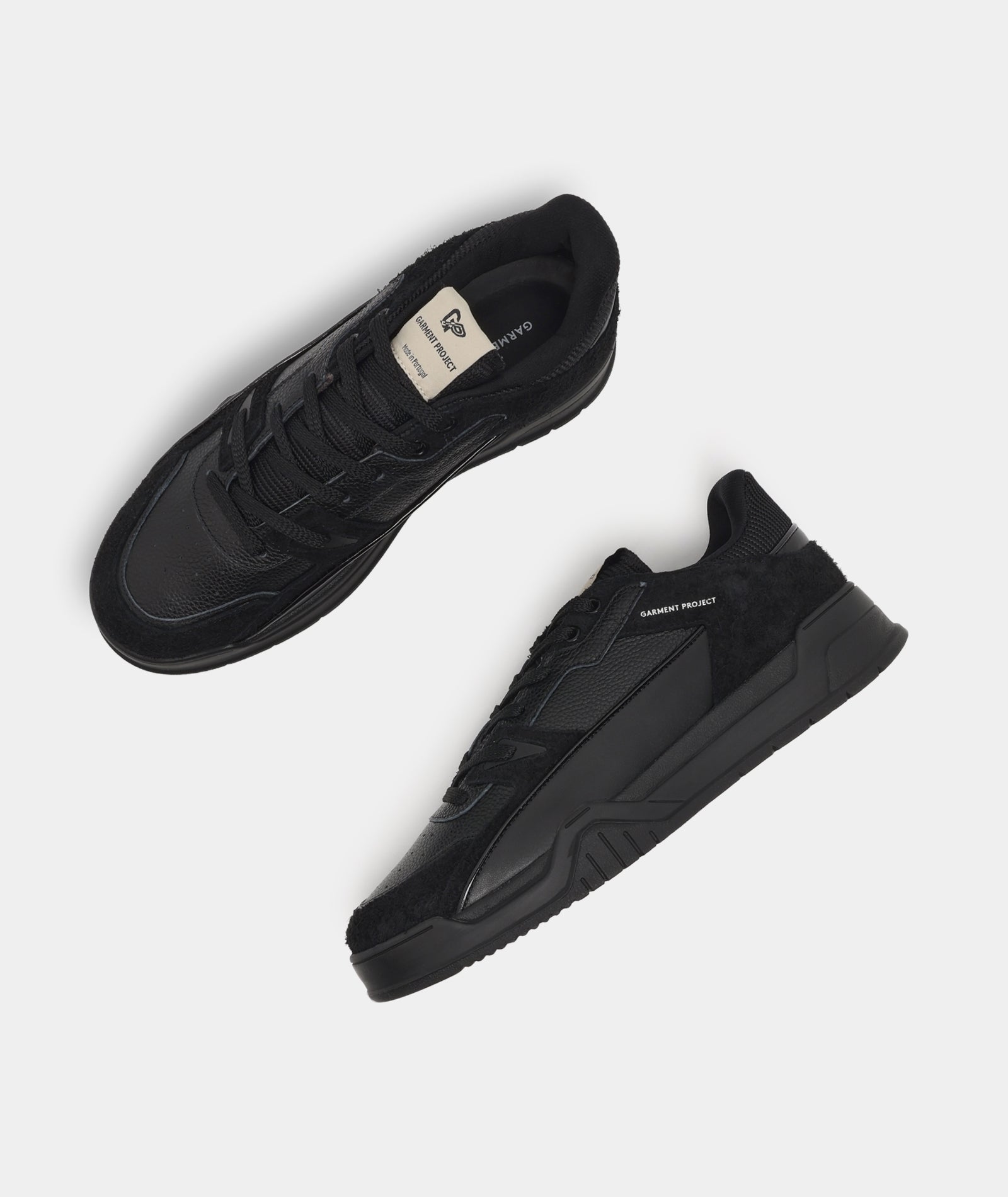 GARMENT PROJECT MAN Lee - Black Leather Sneakers 999 Black