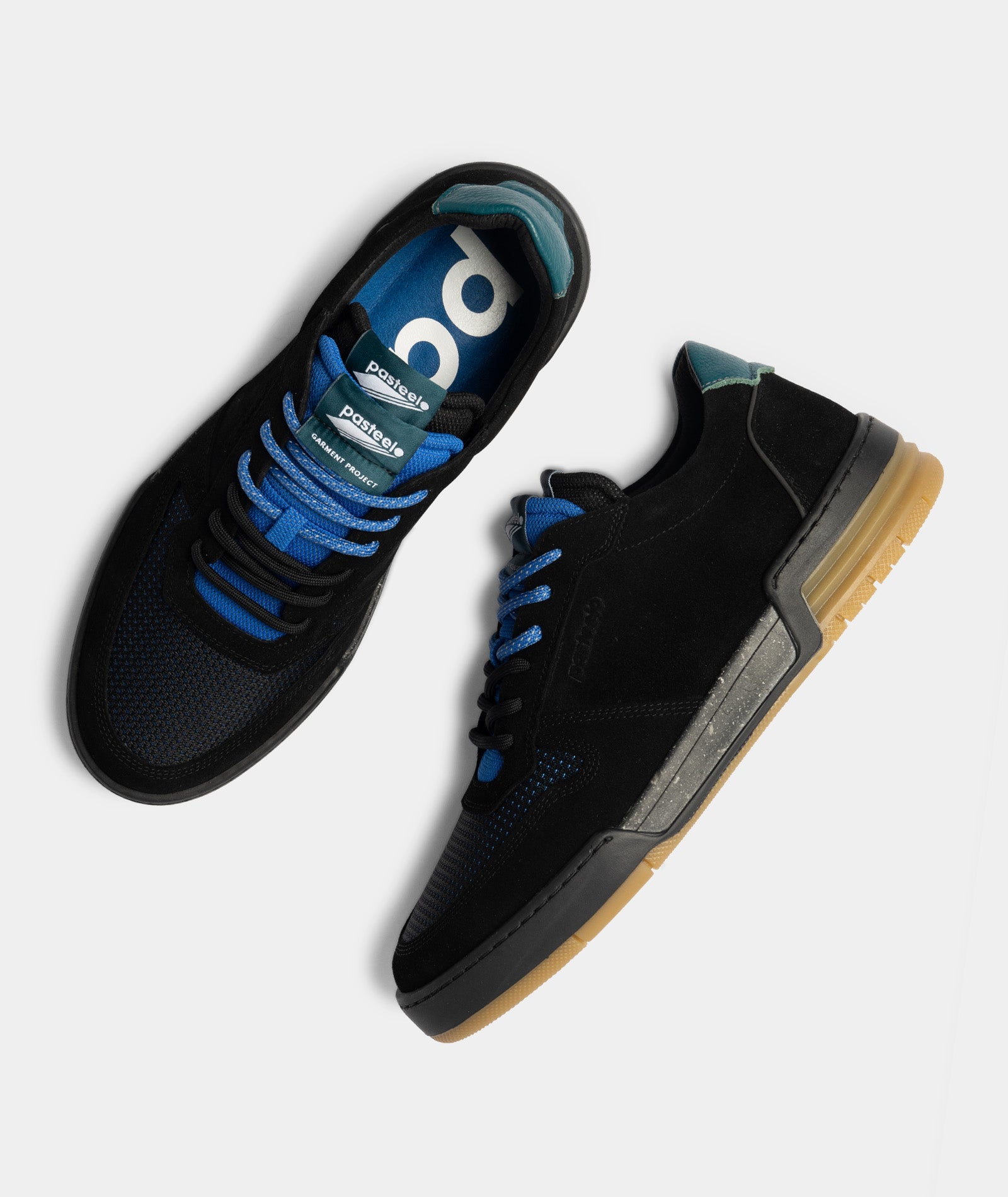 GARMENT PROJECT MAN Legacy 80s x Pasteelo - Black Suede Sneakers 100 White