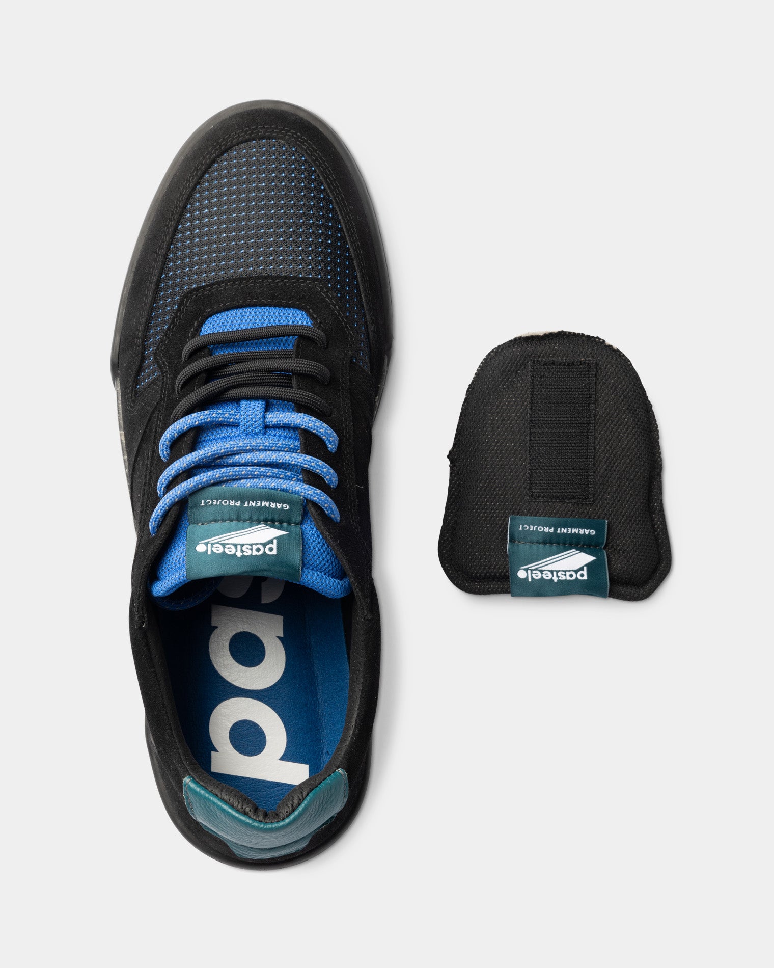 GARMENT PROJECT MAN Legacy 80s x Pasteelo - Black Suede Sneakers 100 White