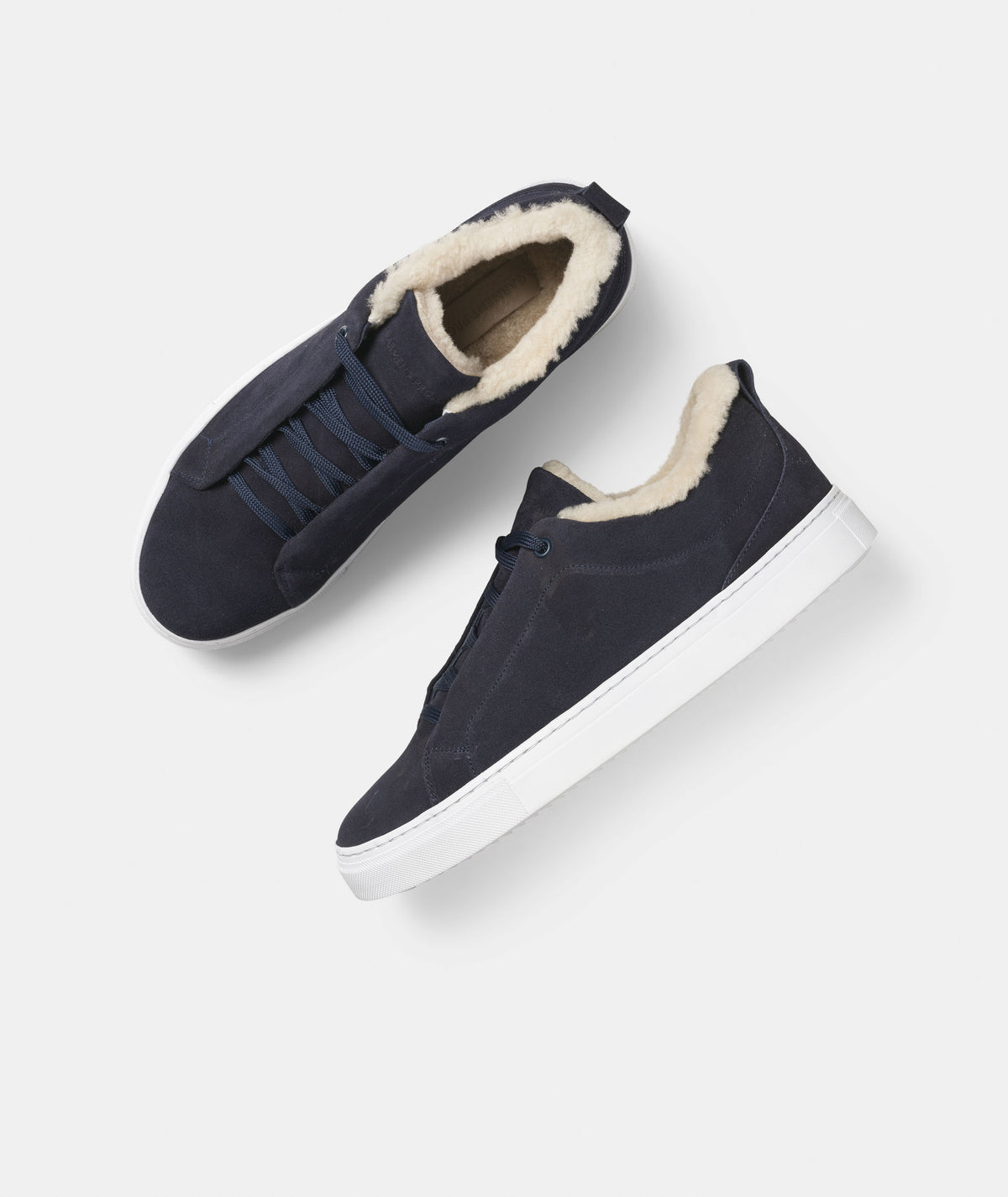 GARMENT PROJECT MAN Leo - Navy Suede Sneakers 500 Navy