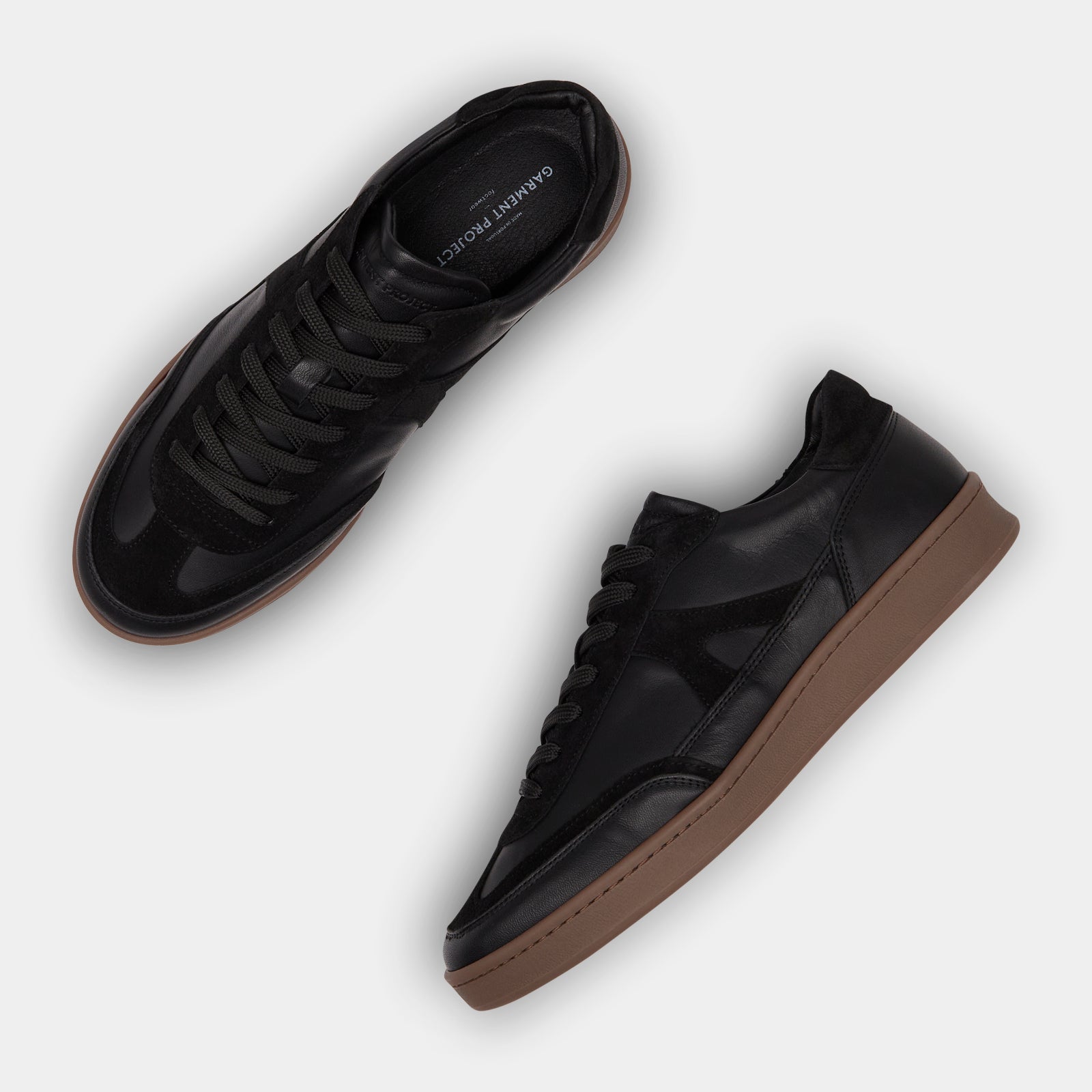 GARMENT PROJECT MAN Liga - Black Leather Sneakers 999 Black