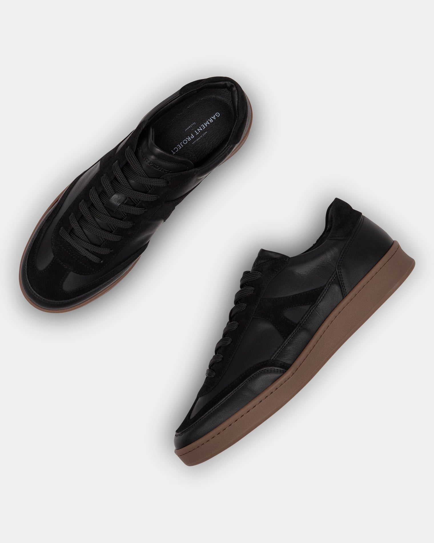 GARMENT PROJECT MAN Liga - Black Leather Sneakers 999 Black