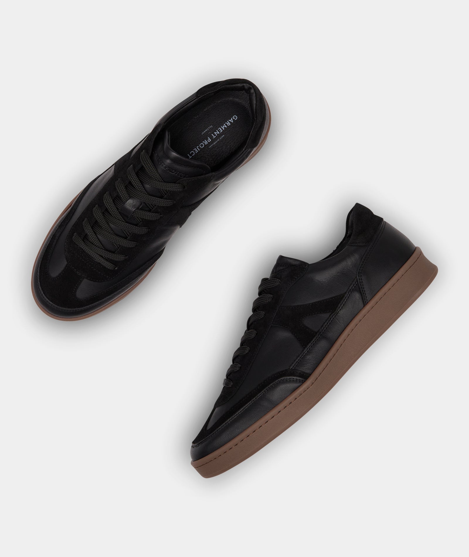 GARMENT PROJECT MAN Liga - Black Leather Sneakers 999 Black