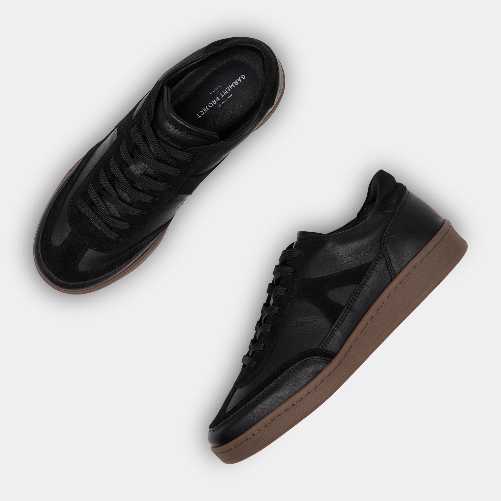 GARMENT PROJECT WMNS Liga - Black Leather Sneakers 999 Black