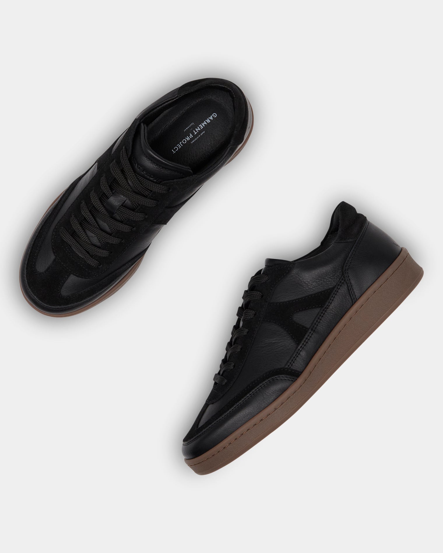 GARMENT PROJECT WMNS Liga - Black Leather Sneakers 999 Black