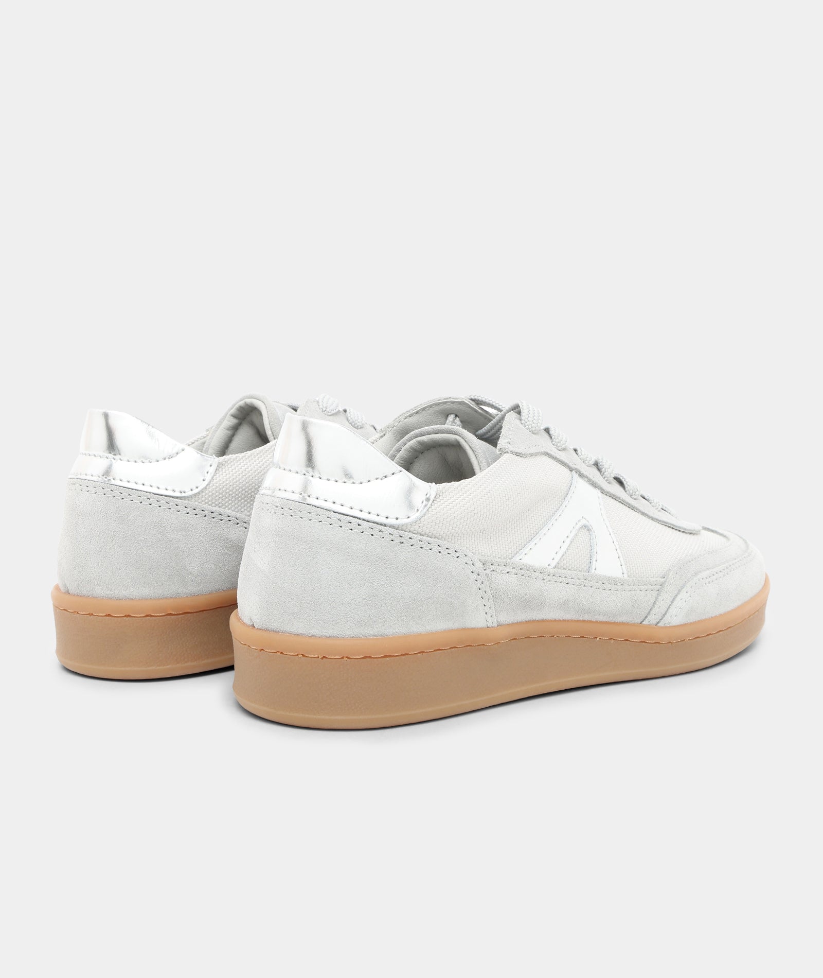GARMENT PROJECT WMNS Liga - Light Grey/Silver Suede mix Shoes 410 Light Grey