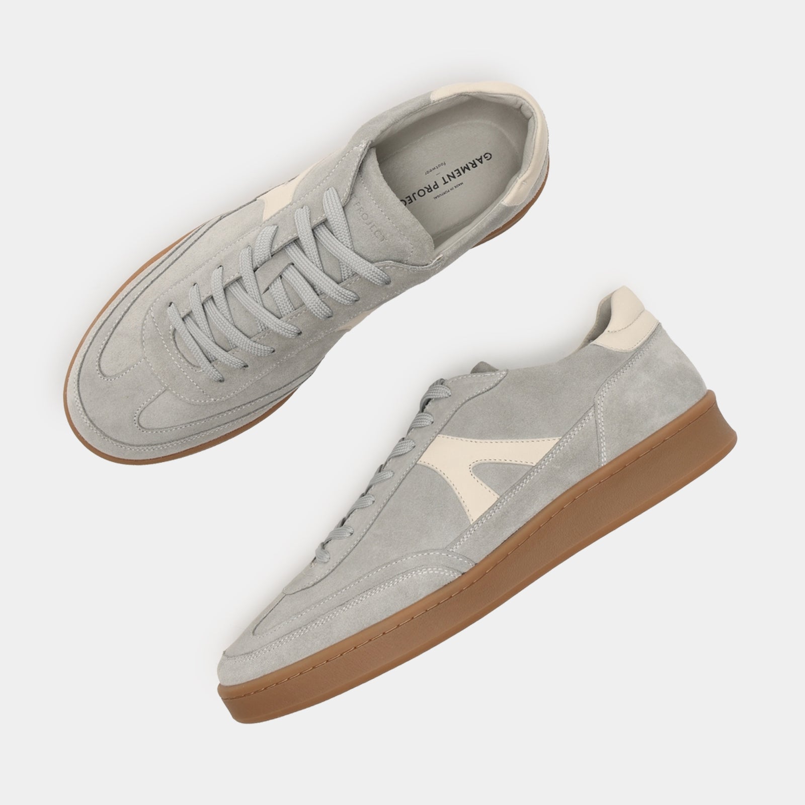 GARMENT PROJECT MAN Liga - Light Grey Suede Sneakers 410 Light Grey
