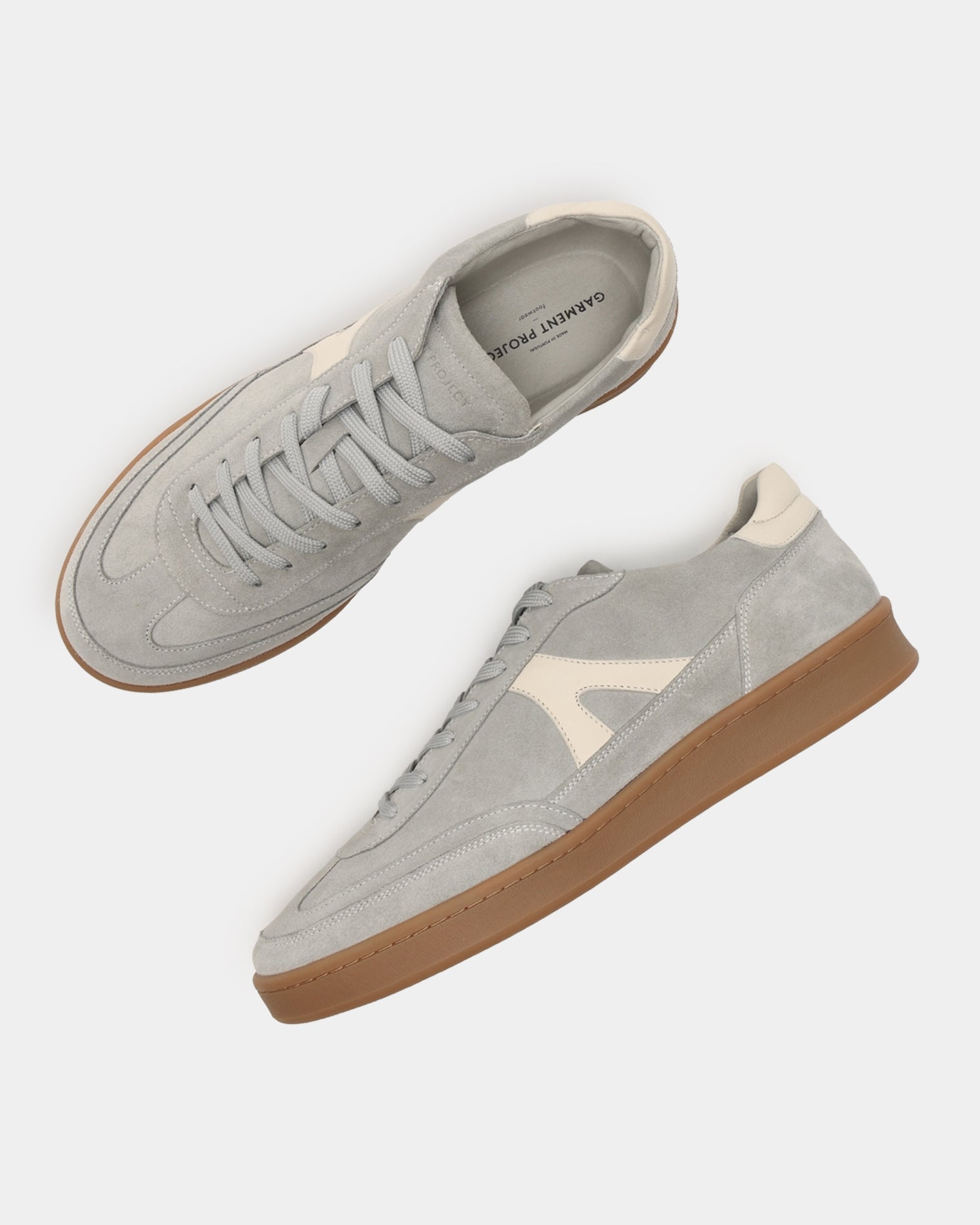 GARMENT PROJECT MAN Liga - Light Grey Suede Sneakers 410 Light Grey