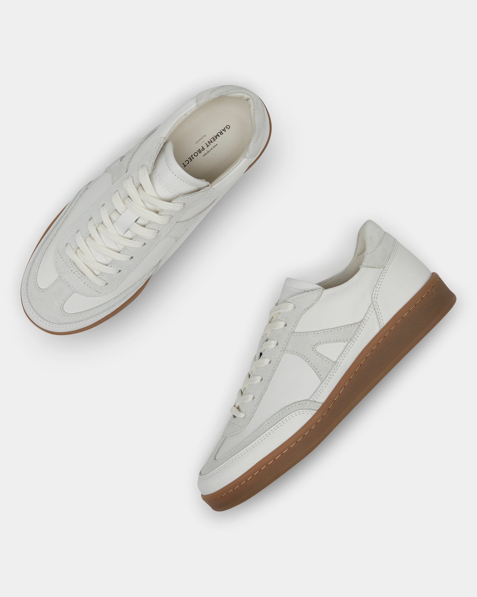 GARMENT PROJECT WMNS Liga - White Leather Sneakers 100 White