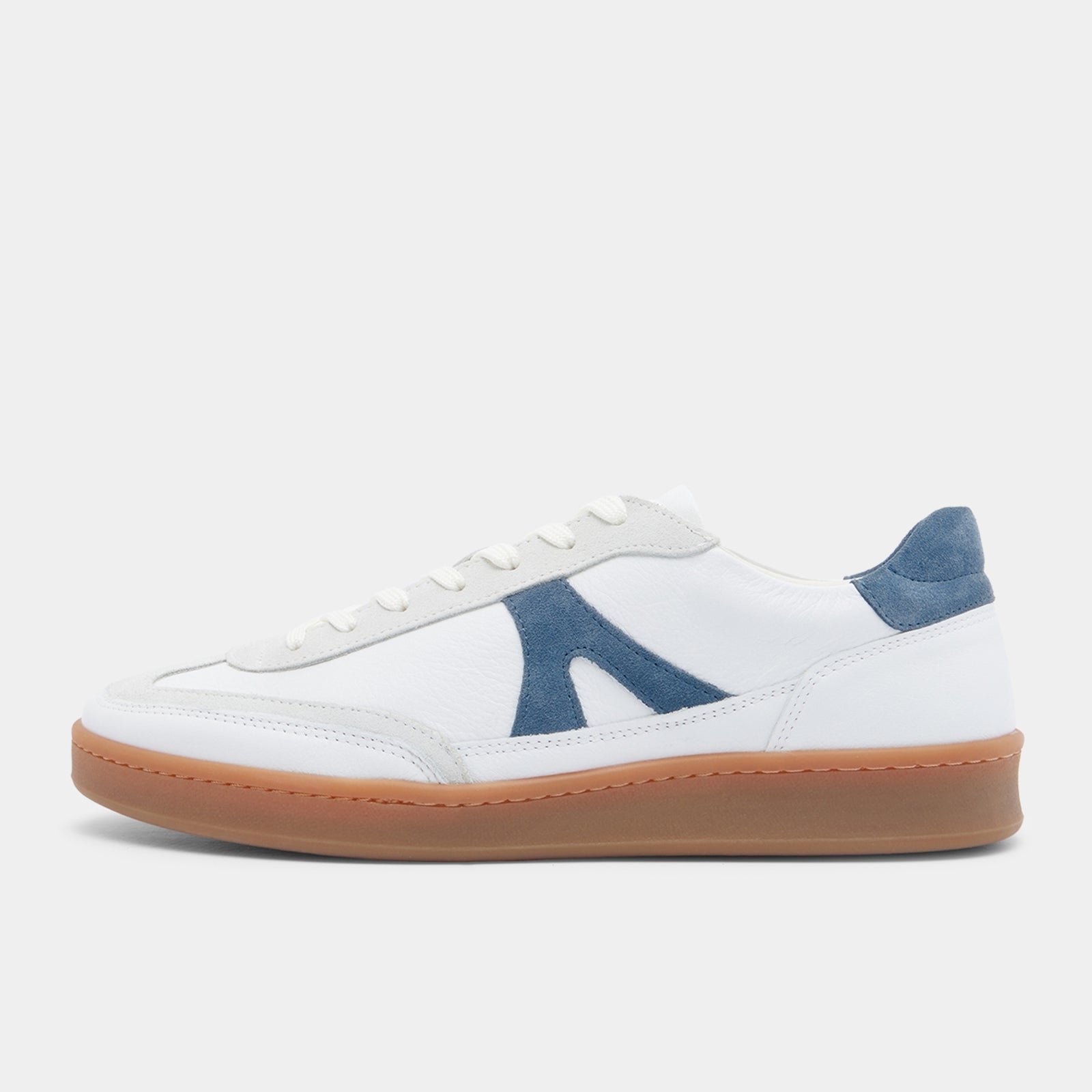 GARMENT PROJECT MAN Liga - White/Blue Leather Sneakers 550 Blue