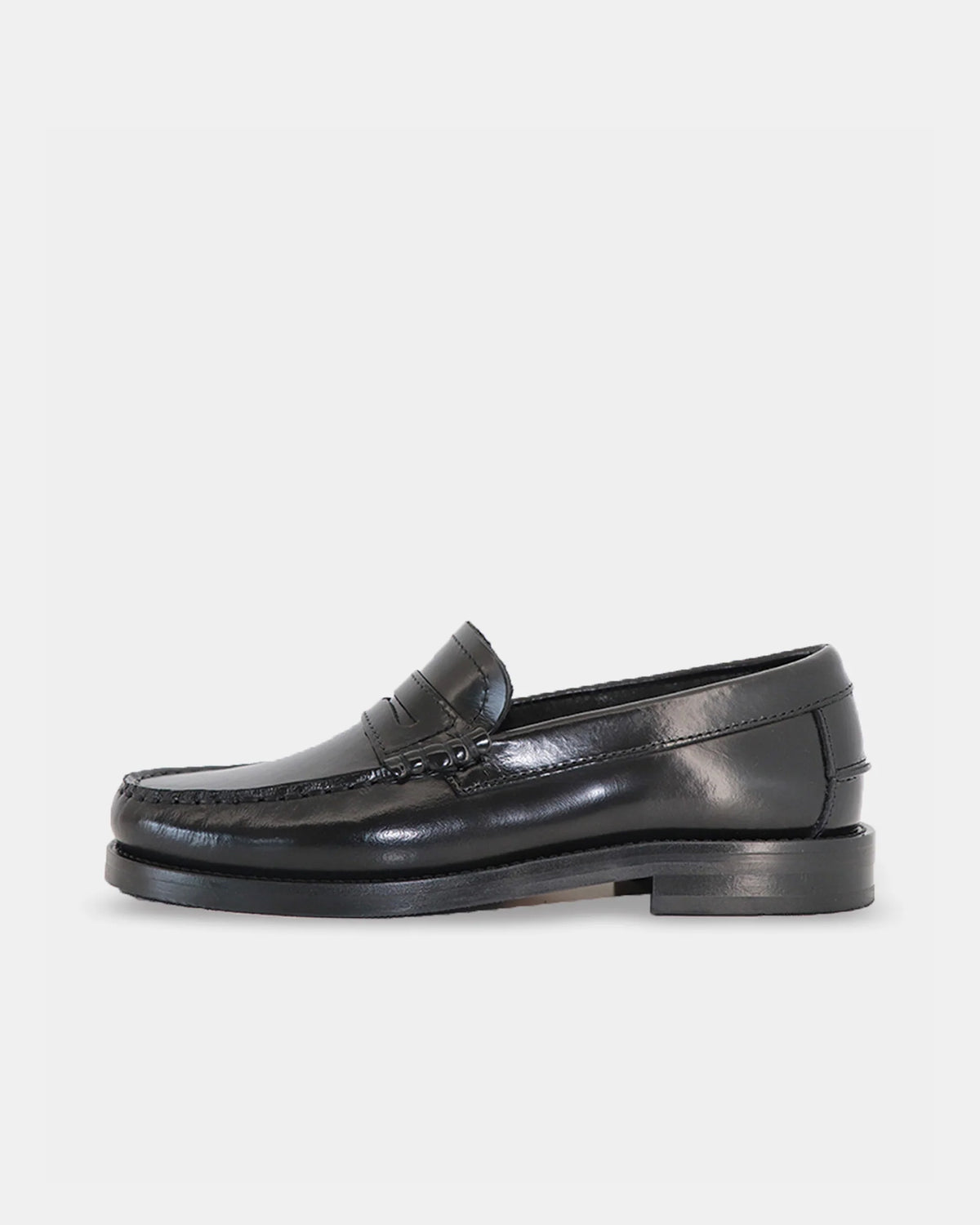 GARMENT PROJECT WMNS Miles Penny Loafer - Black Polido Loafer 999 Black